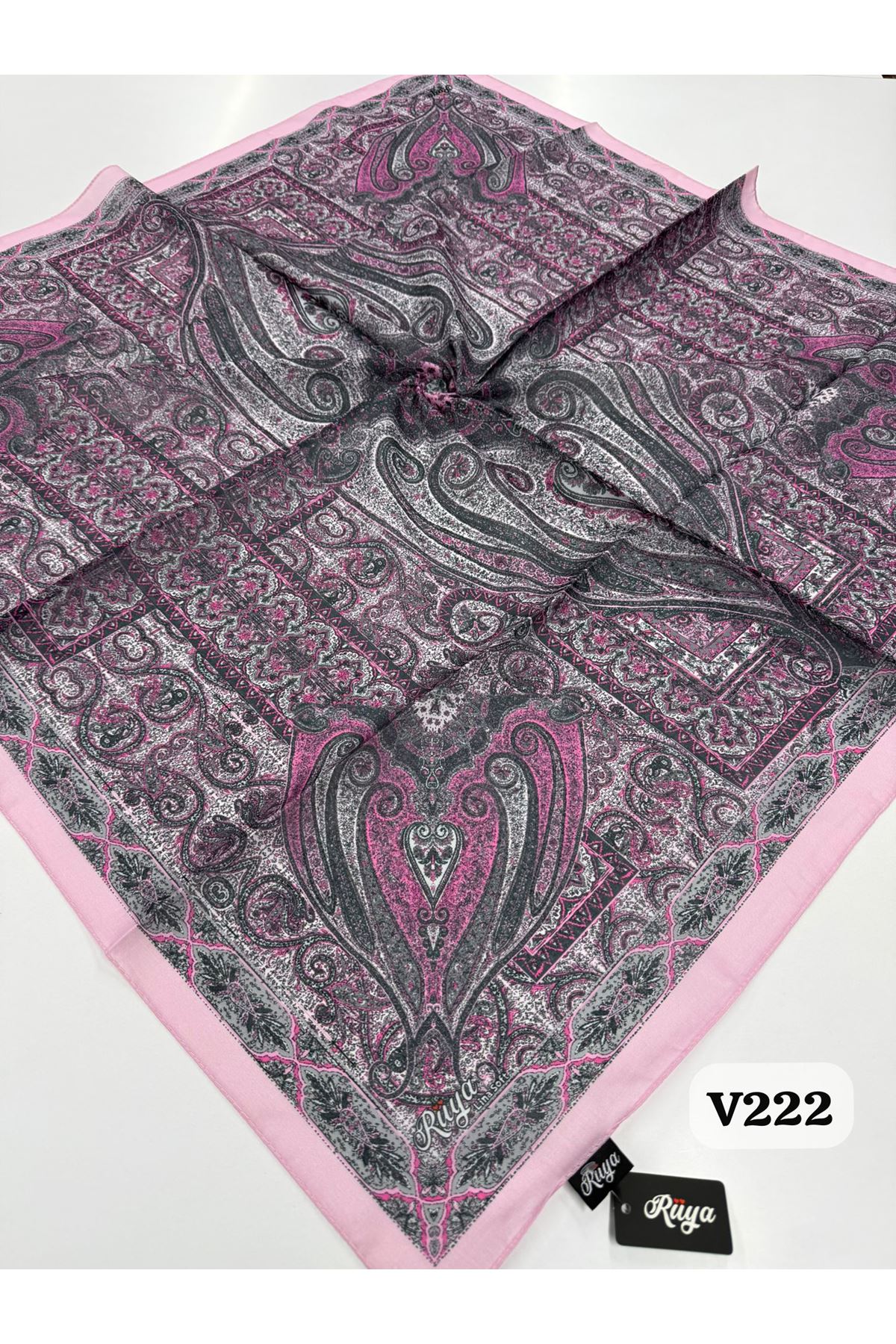 Rüya Lina Etnik Desen Soft Eşarp Kod: 0071 - V222