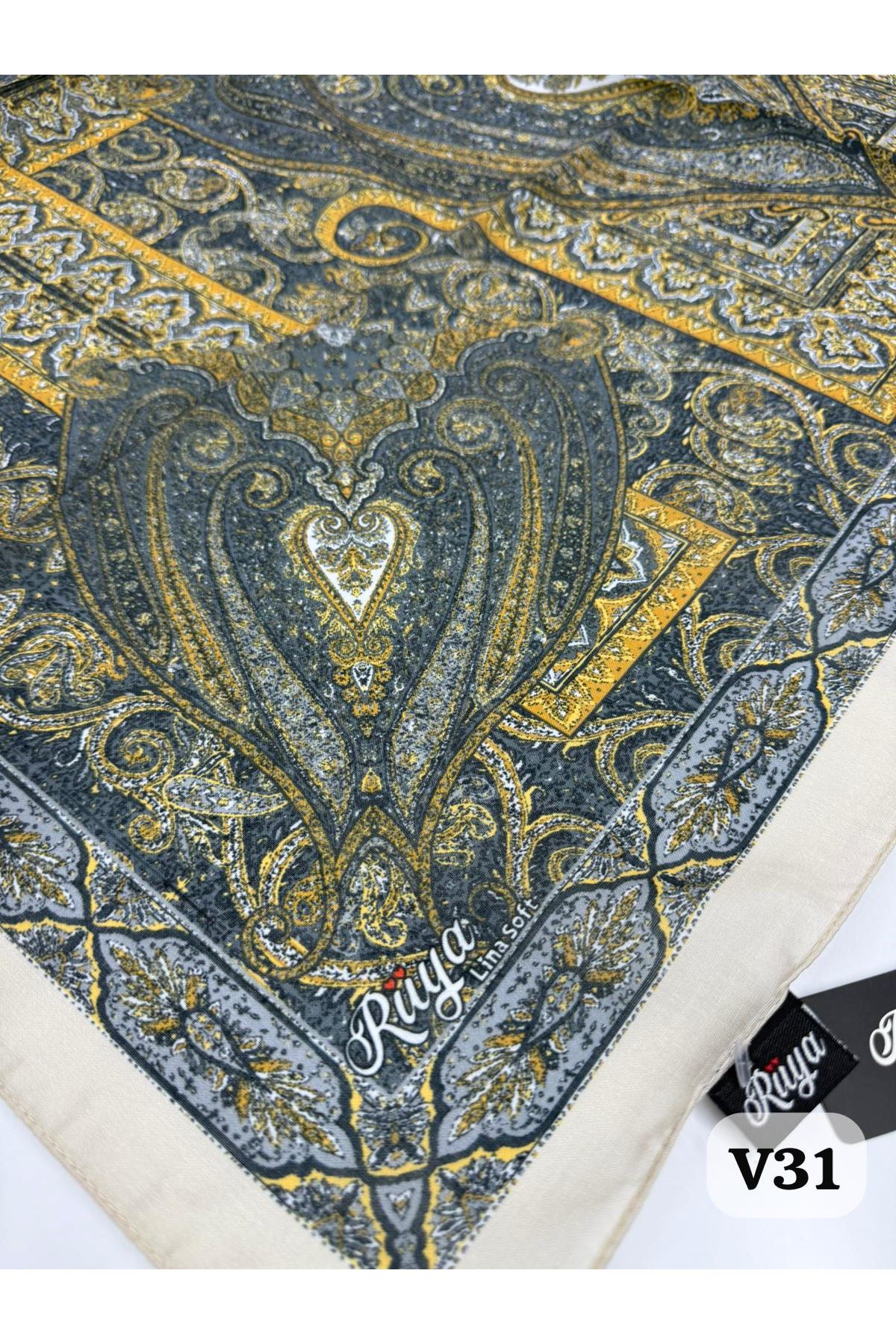 Rüya Lina Etnik Desen Soft Eşarp Kod: 0071 - V31