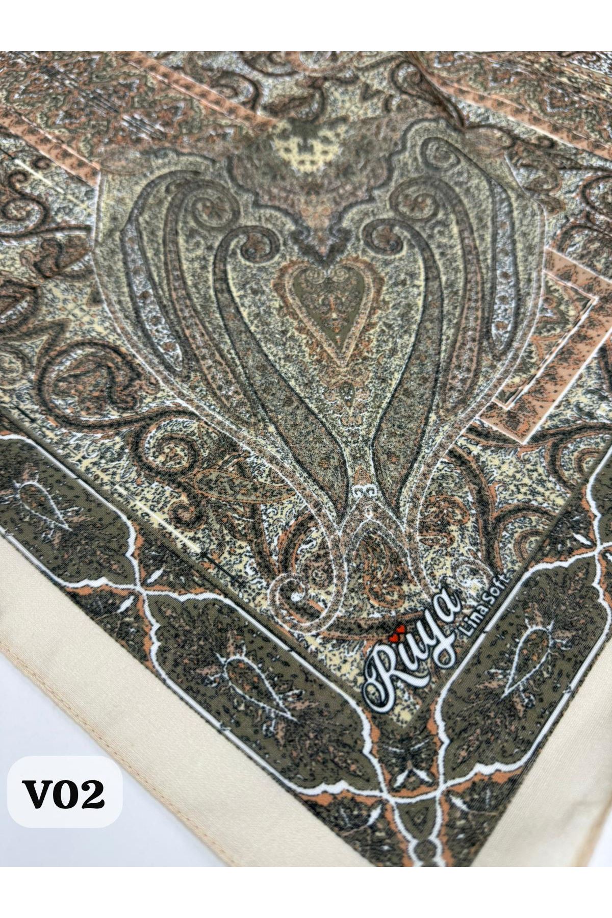 Rüya Lina Etnik Desen Soft Eşarp Kod: 0071 - V02