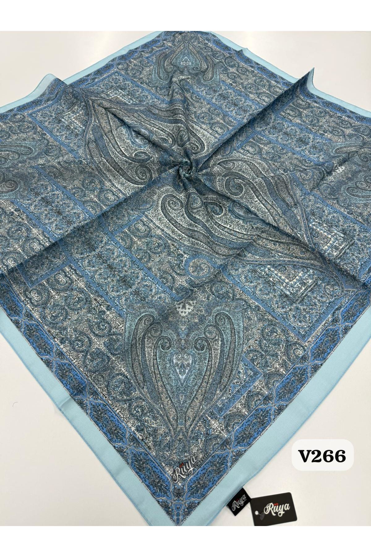 Rüya Lina Etnik Desen Soft Eşarp Kod: 0071 - V266