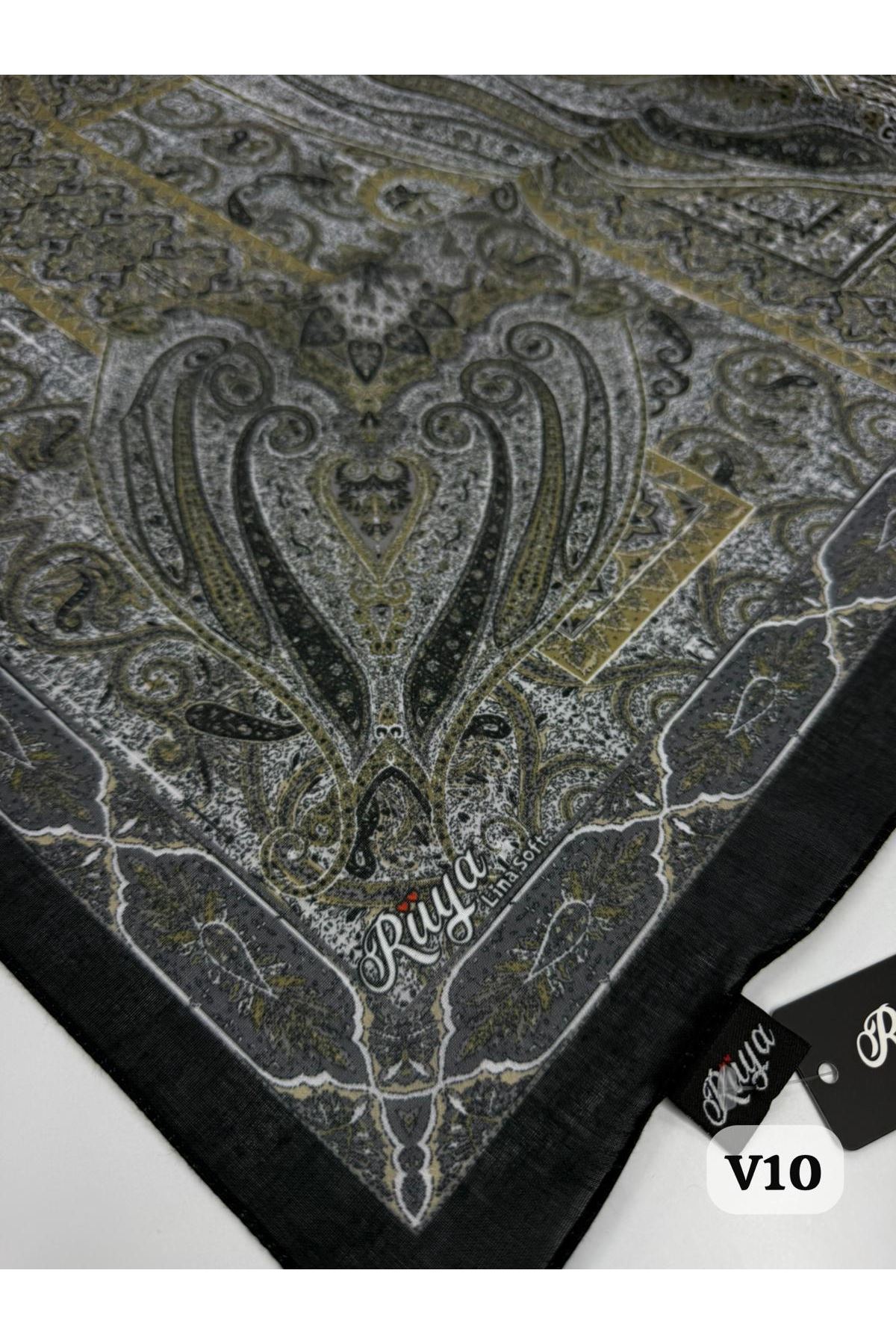 Rüya Lina Etnik Desen Soft Eşarp Kod: 0071 - V10