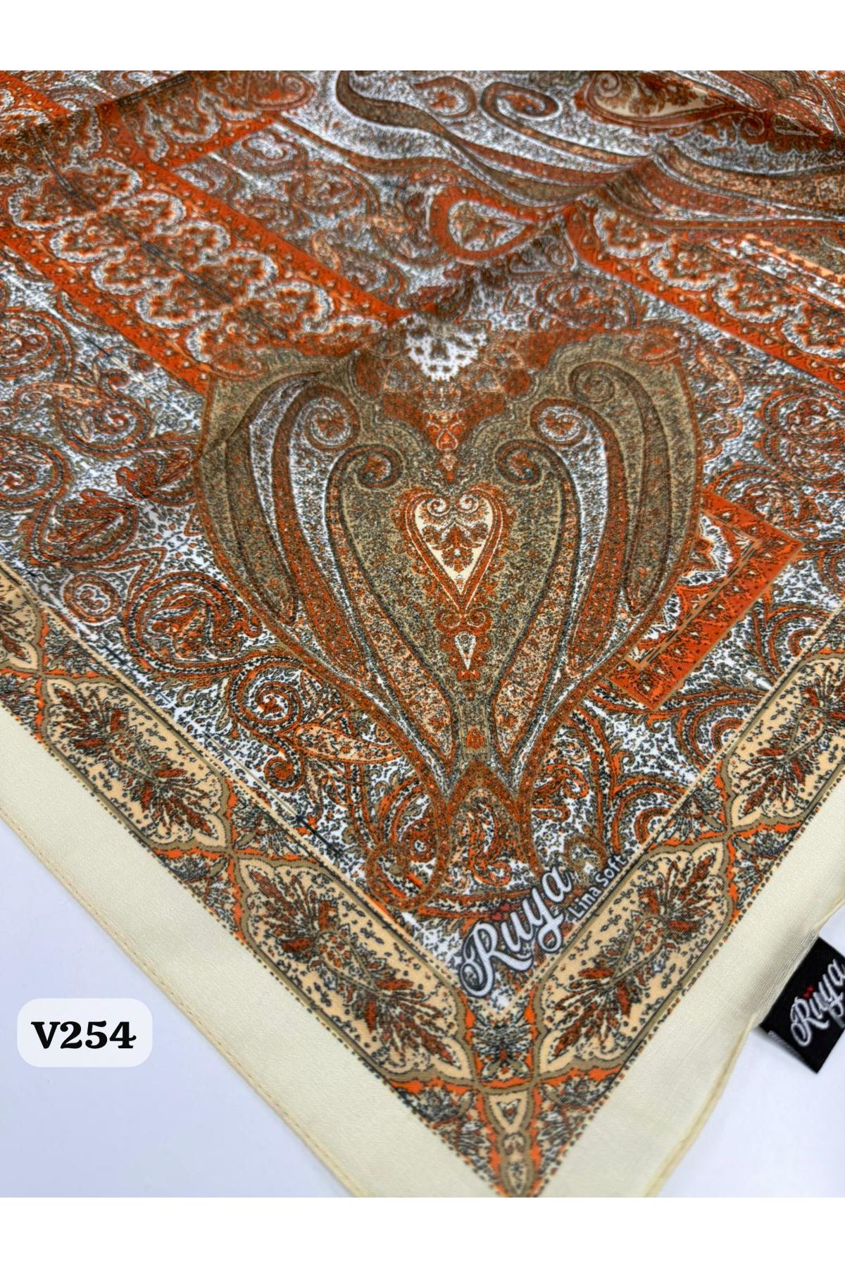 Rüya Lina Etnik Desen Soft Eşarp Kod: 0071 - V254