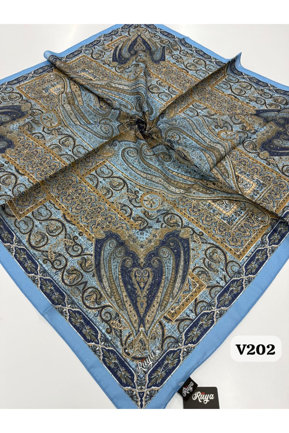 Rüya Lina Etnik Desen Soft Eşarp Kod: 0071 - V202