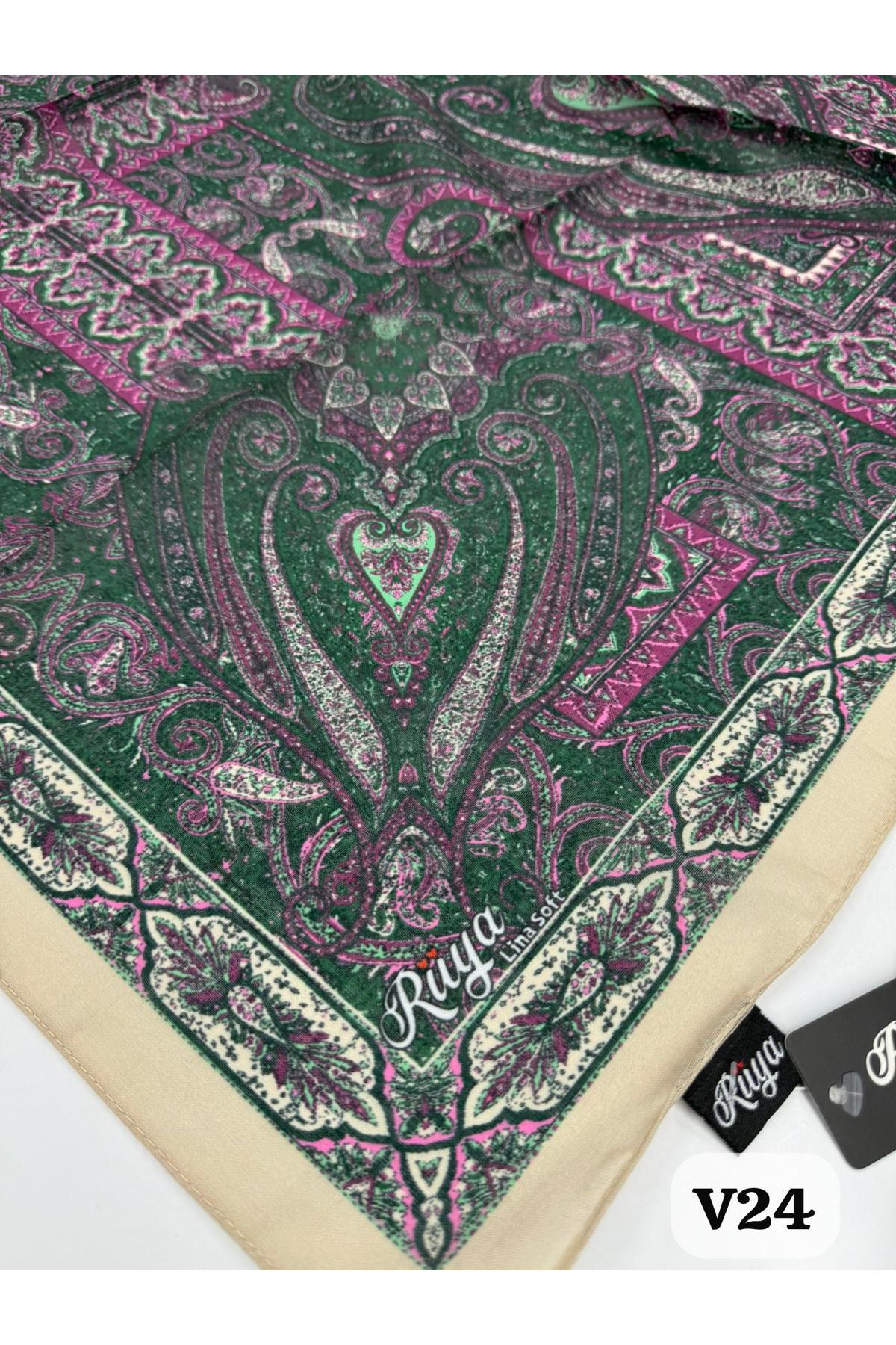 Rüya Lina Etnik Desen Soft Eşarp Kod: 0071 - V24