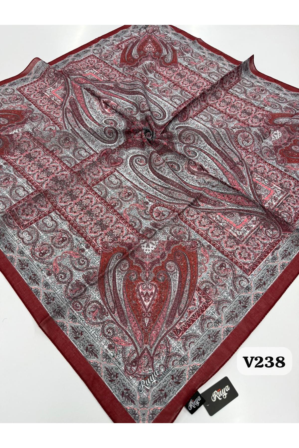 Rüya Lina Etnik Desen Soft Eşarp Kod: 0071 - V238