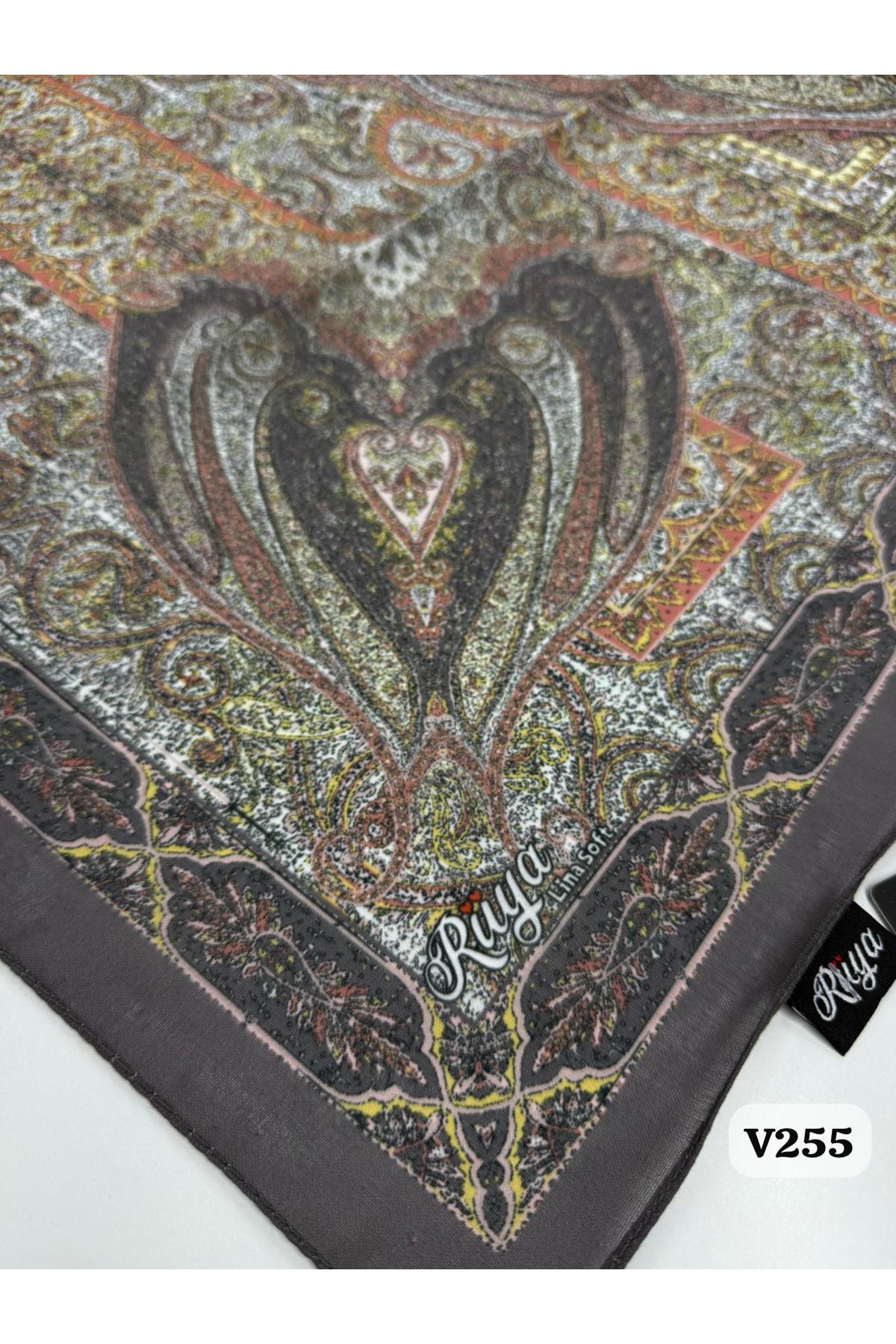 Rüya Lina Etnik Desen Soft Eşarp Kod: 0071 - V255