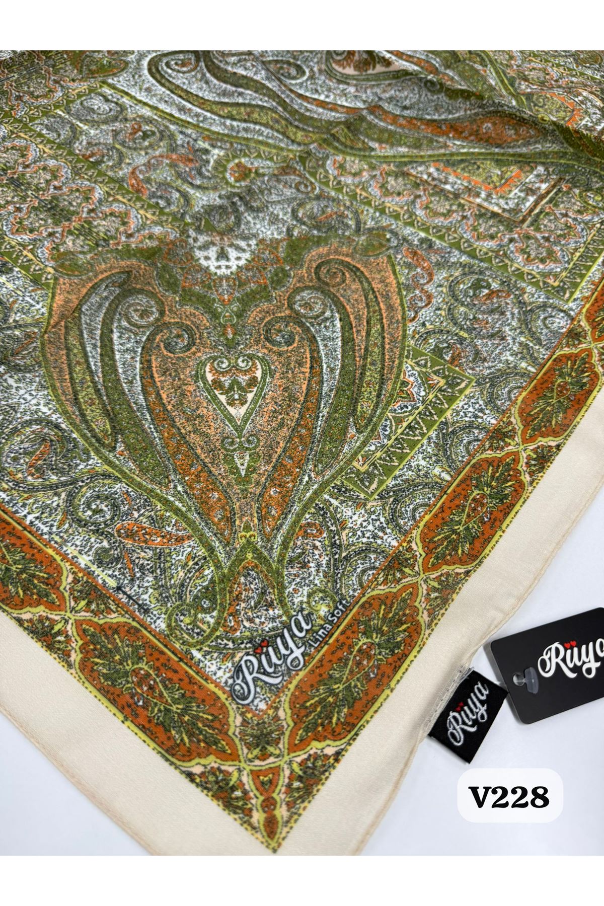 Rüya Lina Etnik Desen Soft Eşarp Kod: 0071 - V228