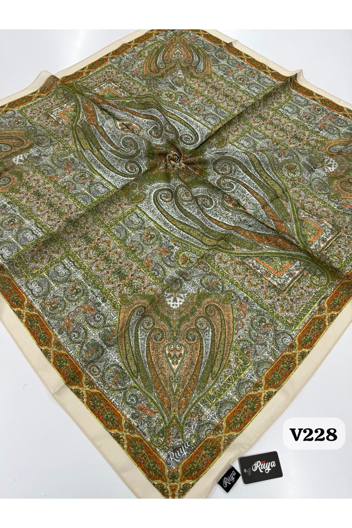 Rüya Lina Etnik Desen Soft Eşarp Kod: 0071 - V228