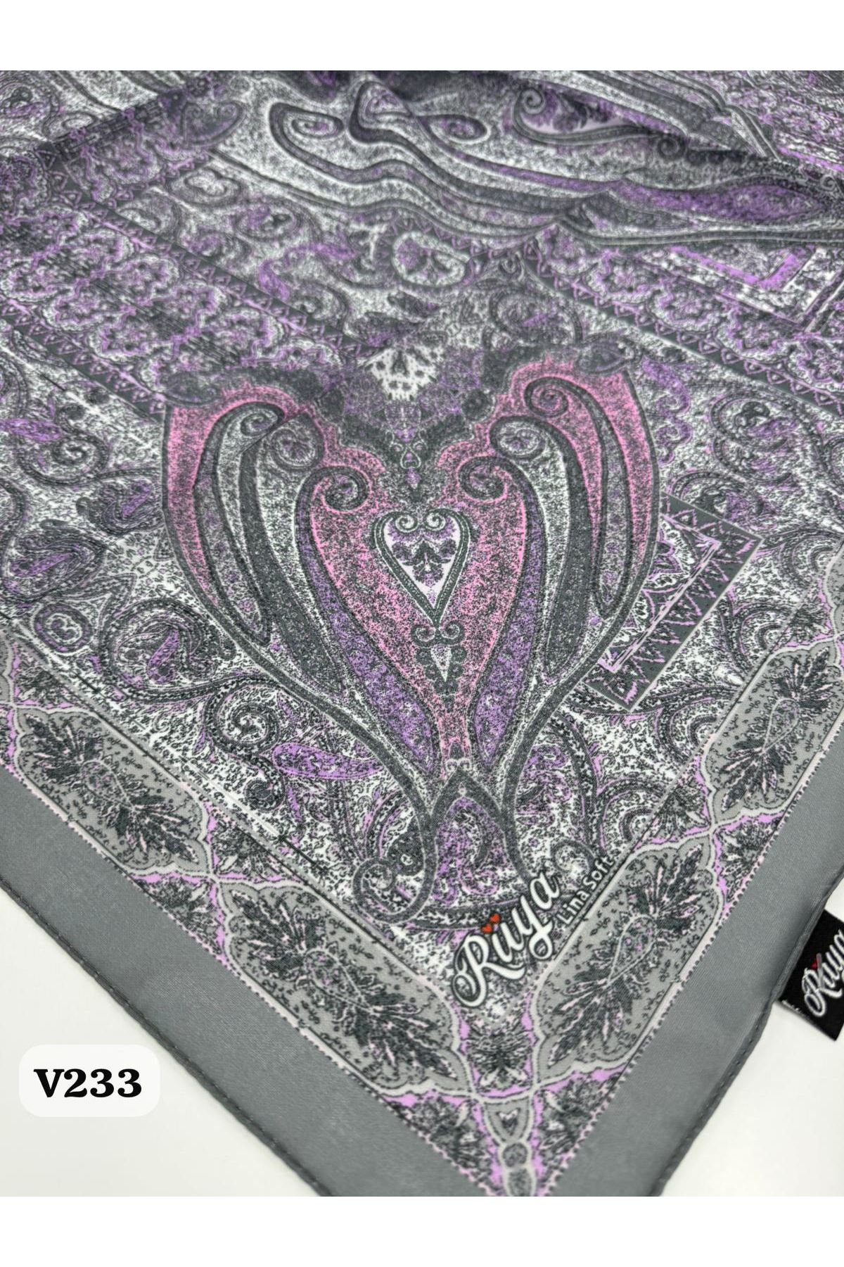 Rüya Lina Etnik Desen Soft Eşarp Kod: 0071 - V233