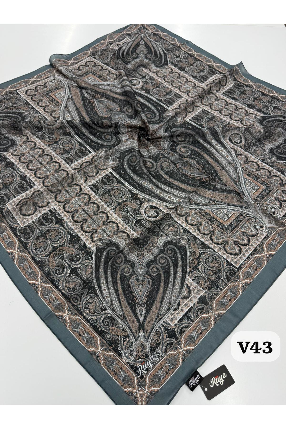 Rüya Lina Etnik Desen Soft Eşarp Kod: 0071 - V43