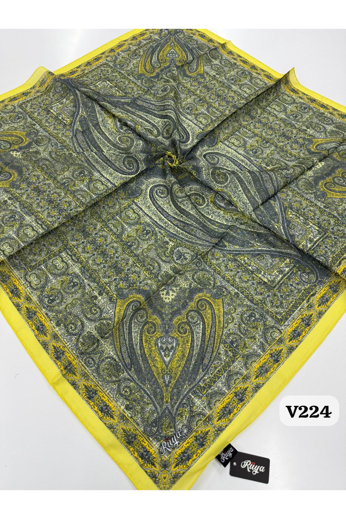 Rüya Lina Etnik Desen Soft Eşarp Kod: 0071 - V224