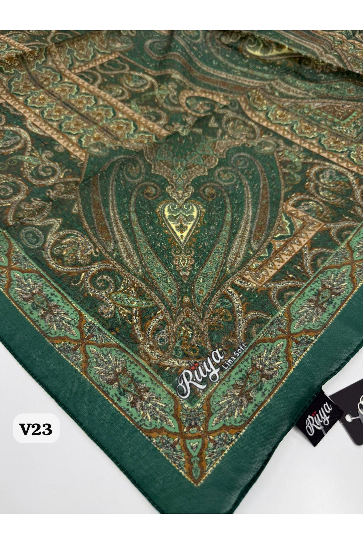 Rüya Lina Etnik Desen Soft Eşarp Kod: 0071 - V23