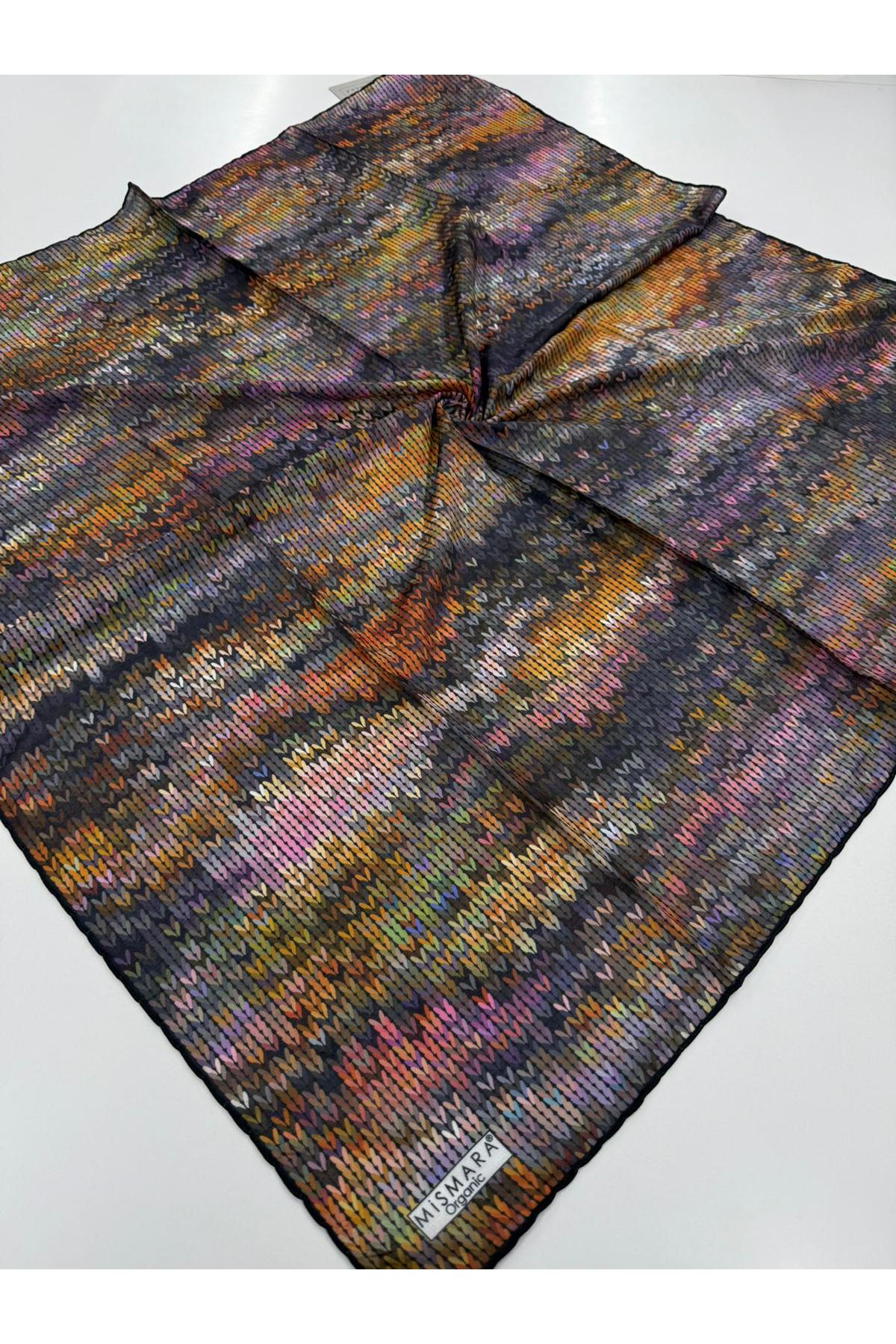 Örgü Desen Organik  Eşarp   