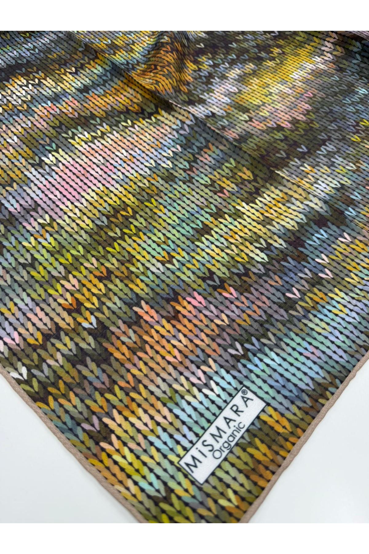 Örgü Desen Organik  Eşarp