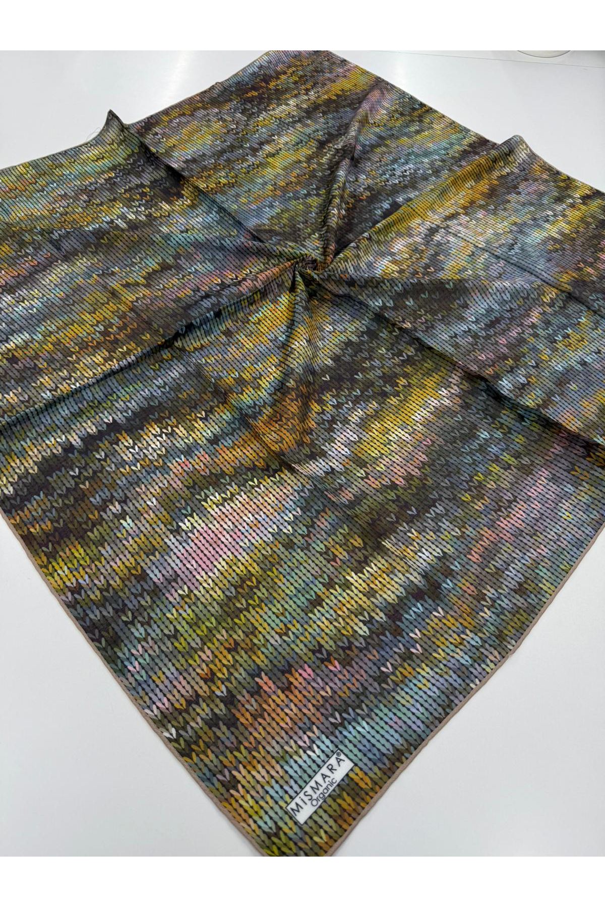 Örgü Desen Organik  Eşarp