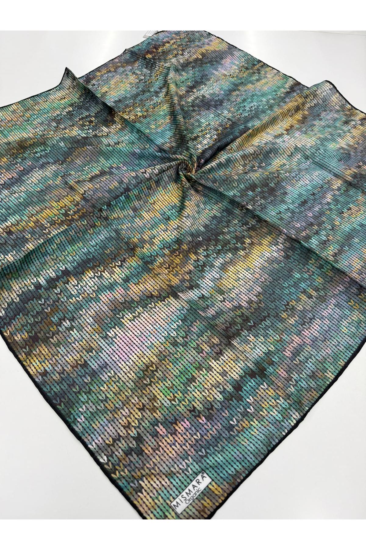 Örgü Desen Organik  Eşarp 