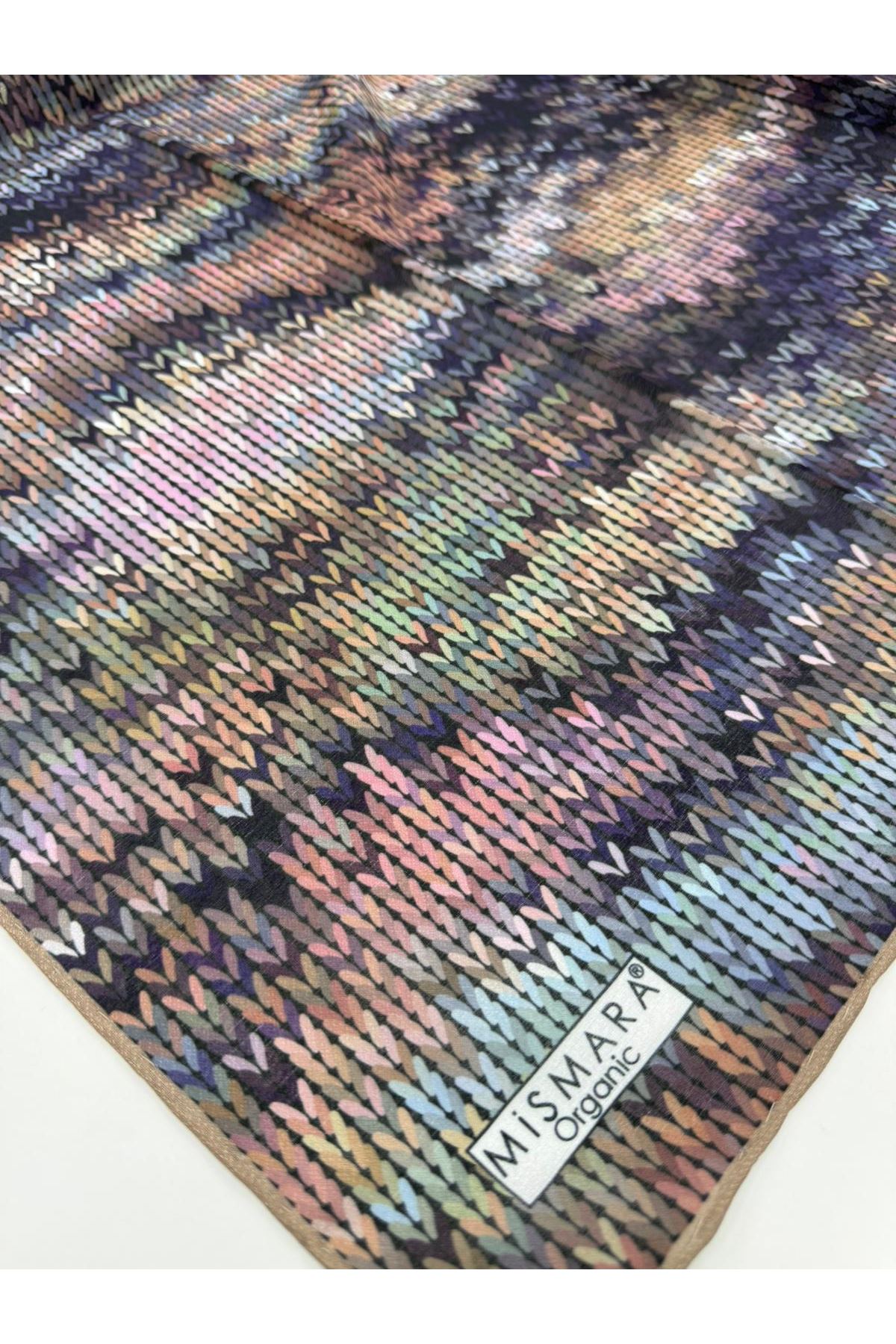 Örgü Desen Organik  Eşarp 