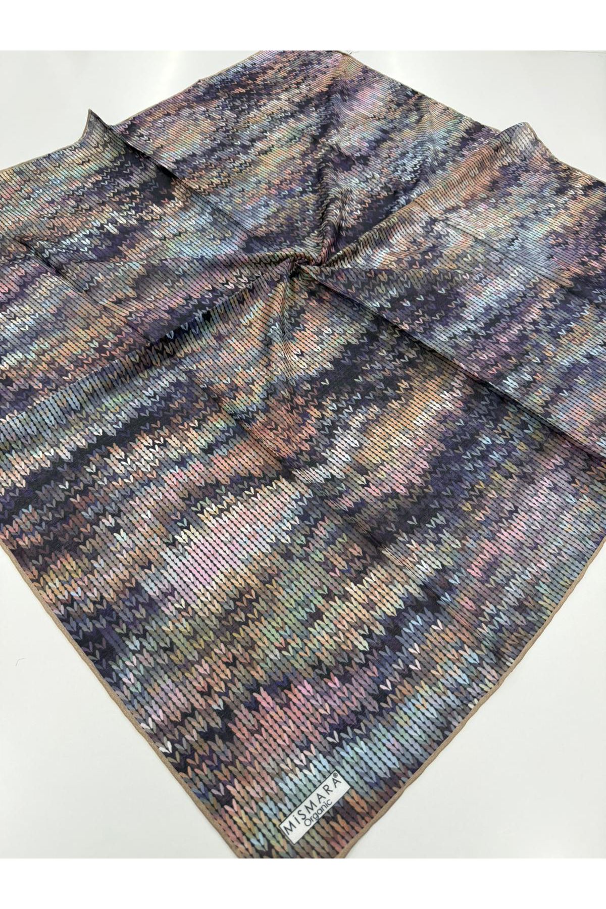 Örgü Desen Organik  Eşarp 