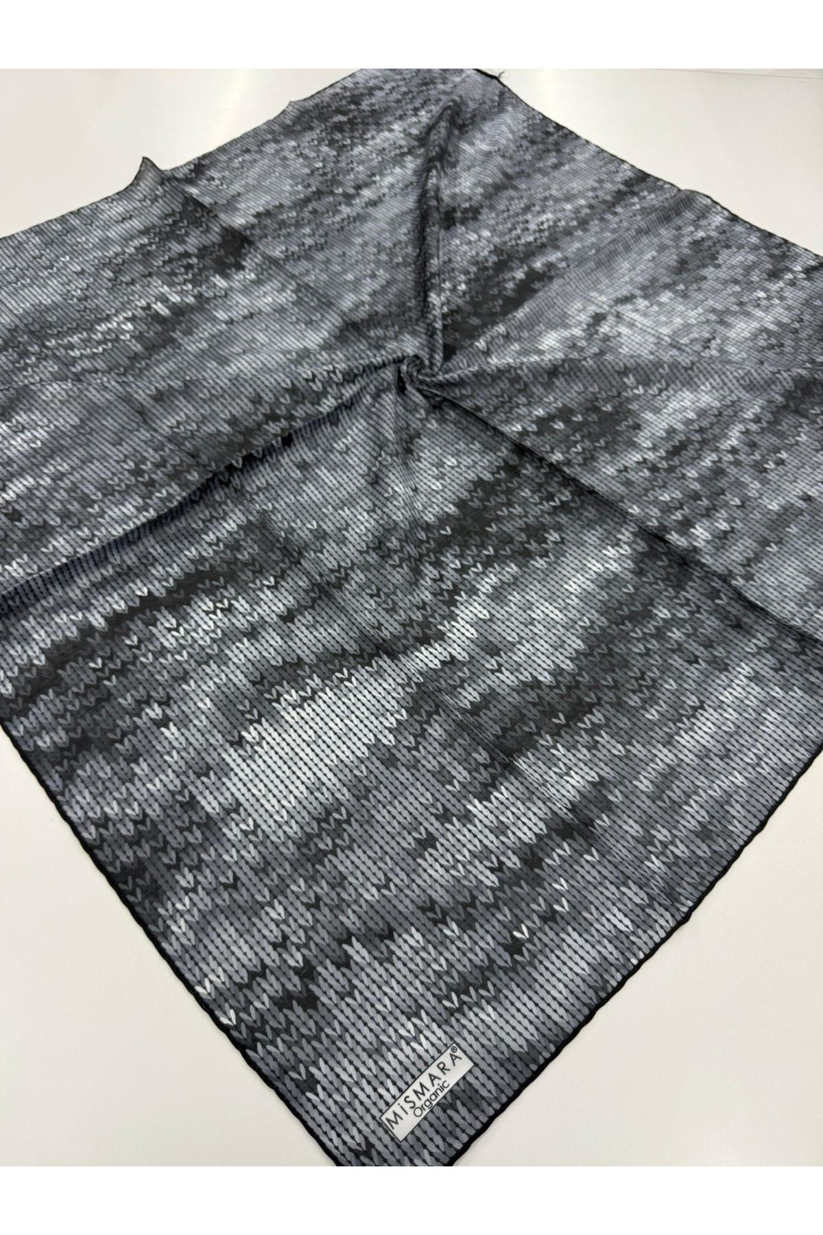 Örgü Desen Organik  Eşarp  