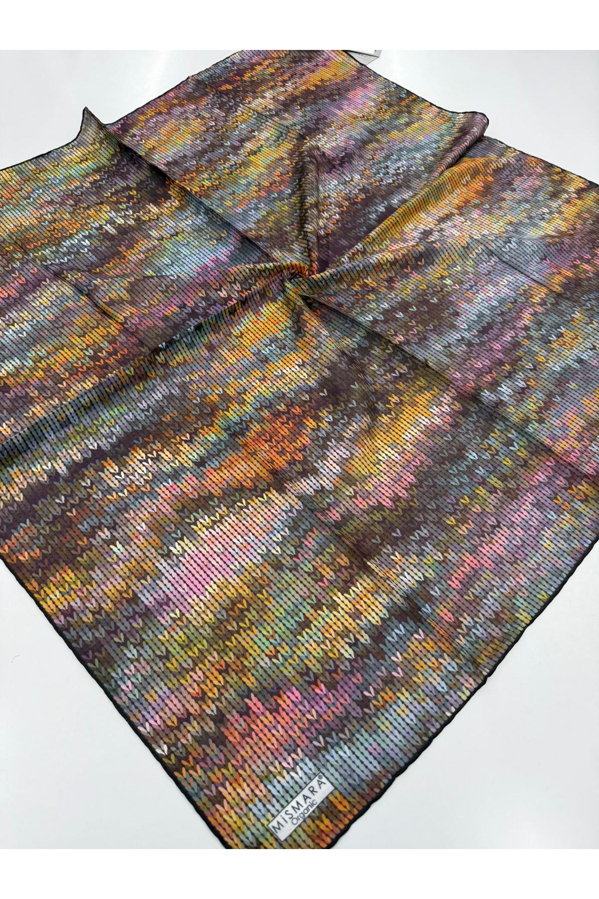 Örgü Desen Organik  Eşarp 