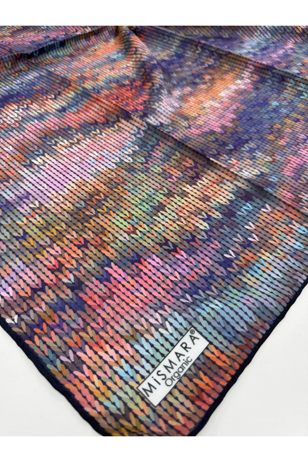 Örgü Desen Organik  Eşarp 