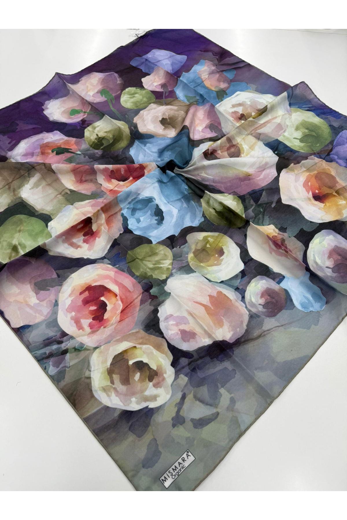 Rose Desen Organik  Eşarp   