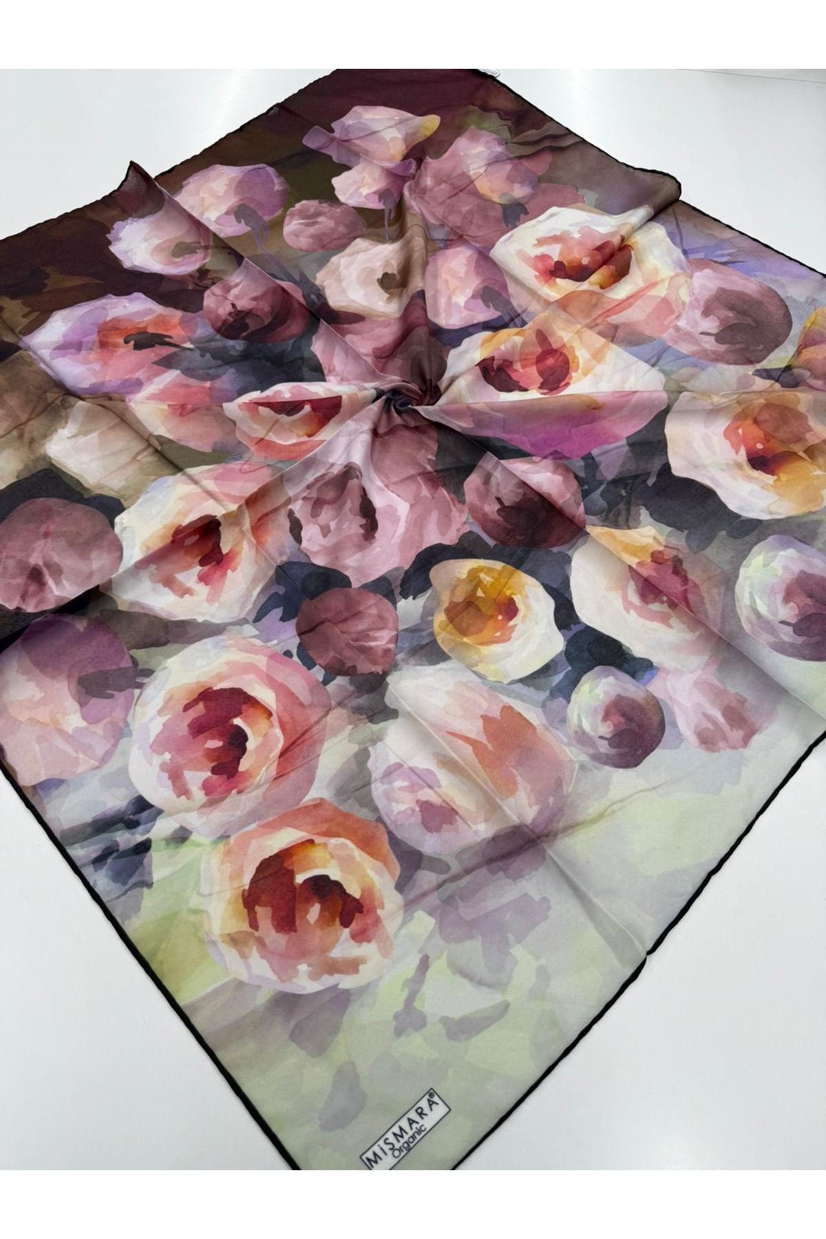 Rose Desen Organik  Eşarp    