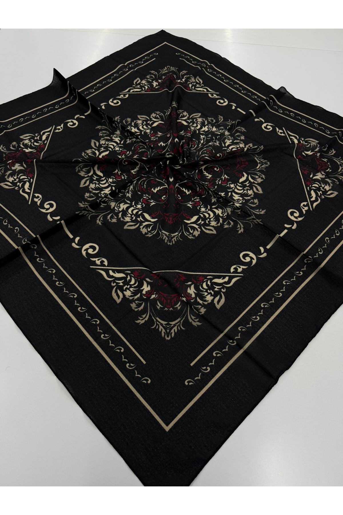 Şehrazat Desen Naturel Eşarp 