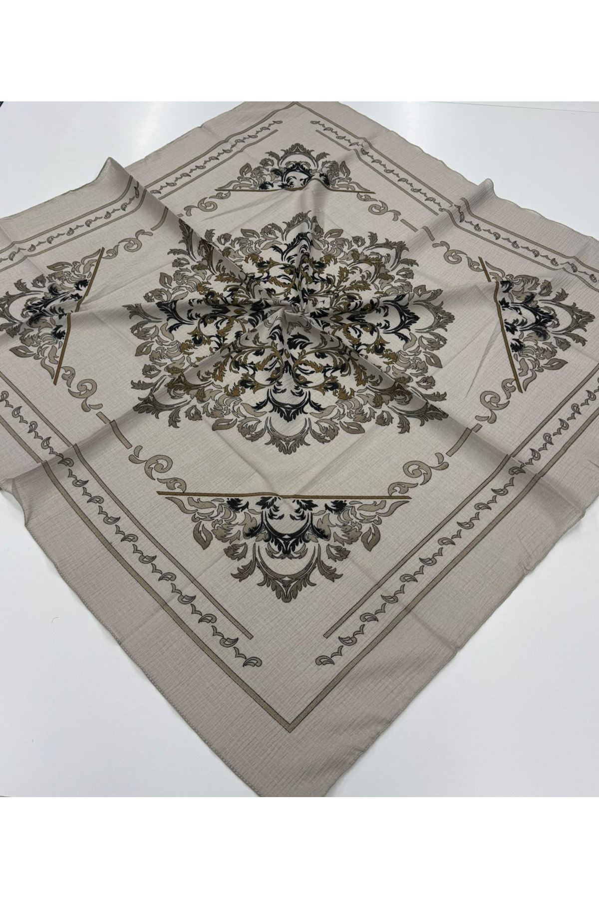 Şehrazat Desen Naturel Eşarp  