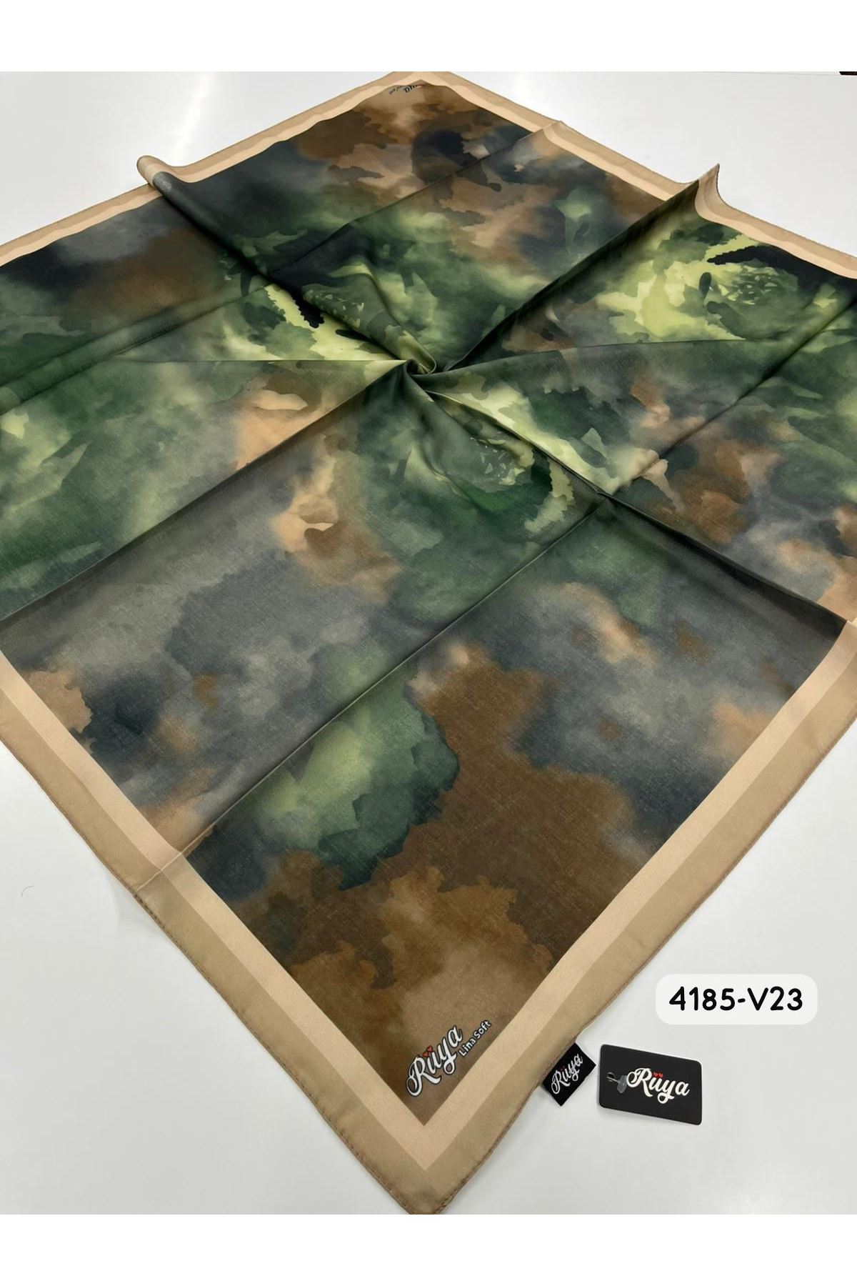 Rüya Lina Rose Desen Soft Eşarp Kod: 4185 - V23