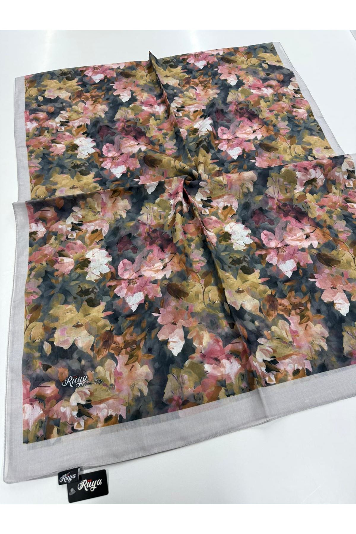 Batik Çiçek Desen Rüya Aura Soft Şal 