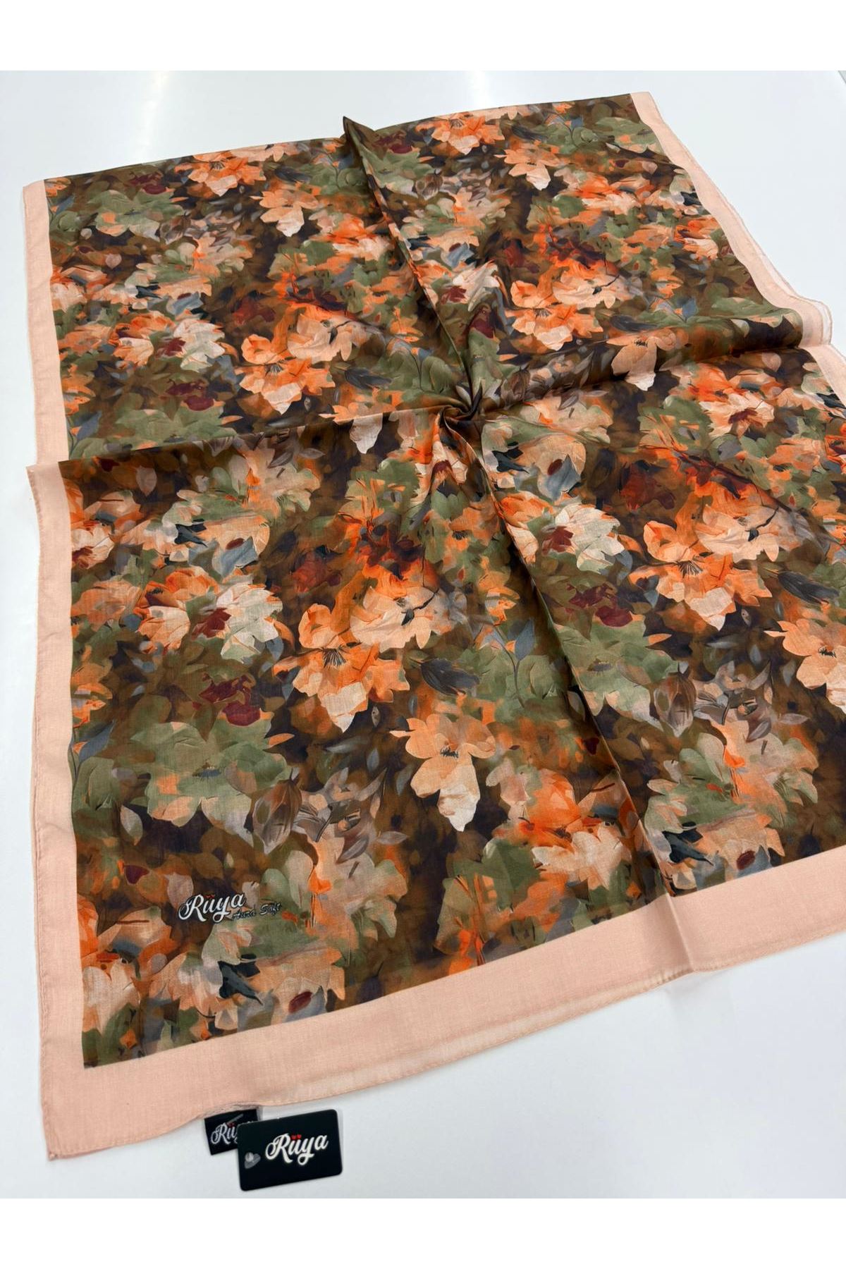 Batik Çiçek Desen Rüya Aura Soft Şal