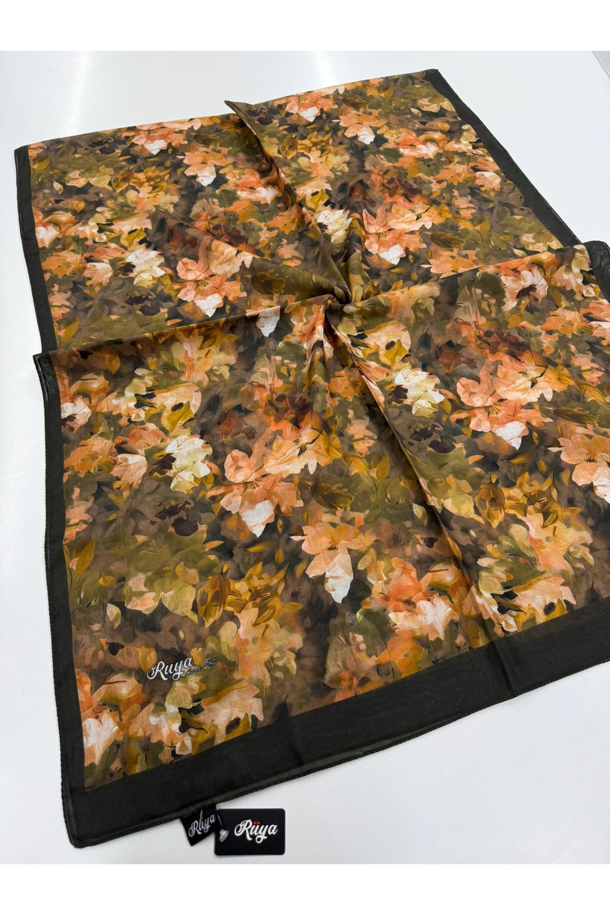 Batik Çiçek Desen Rüya Aura Soft Şal 