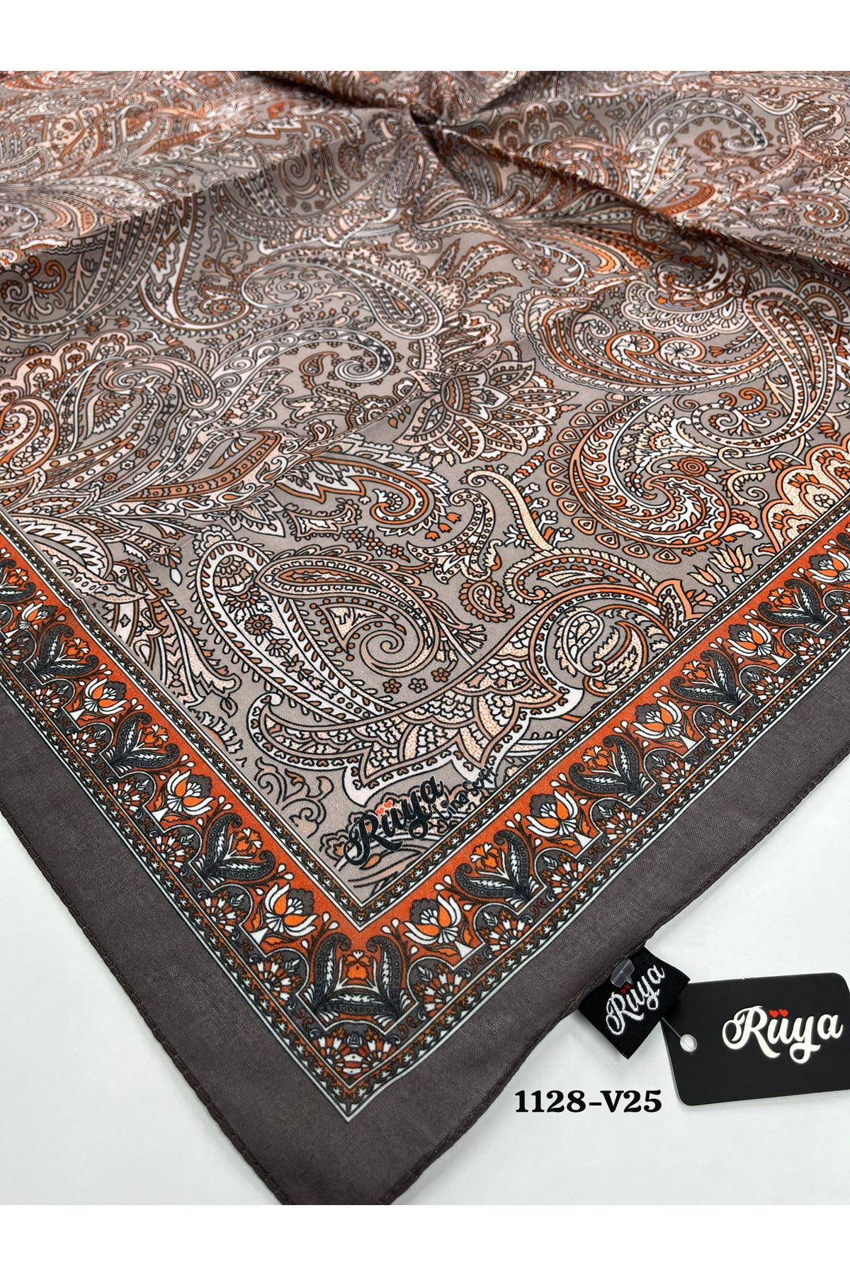 Rüya Lina Etnik Desen Soft Eşarp Kod: 1128 - V25