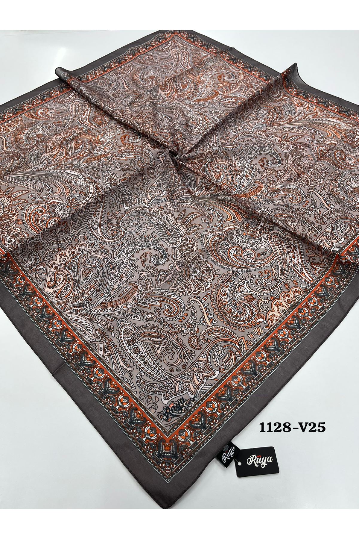 Rüya Lina Etnik Desen Soft Eşarp Kod: 1128 - V25