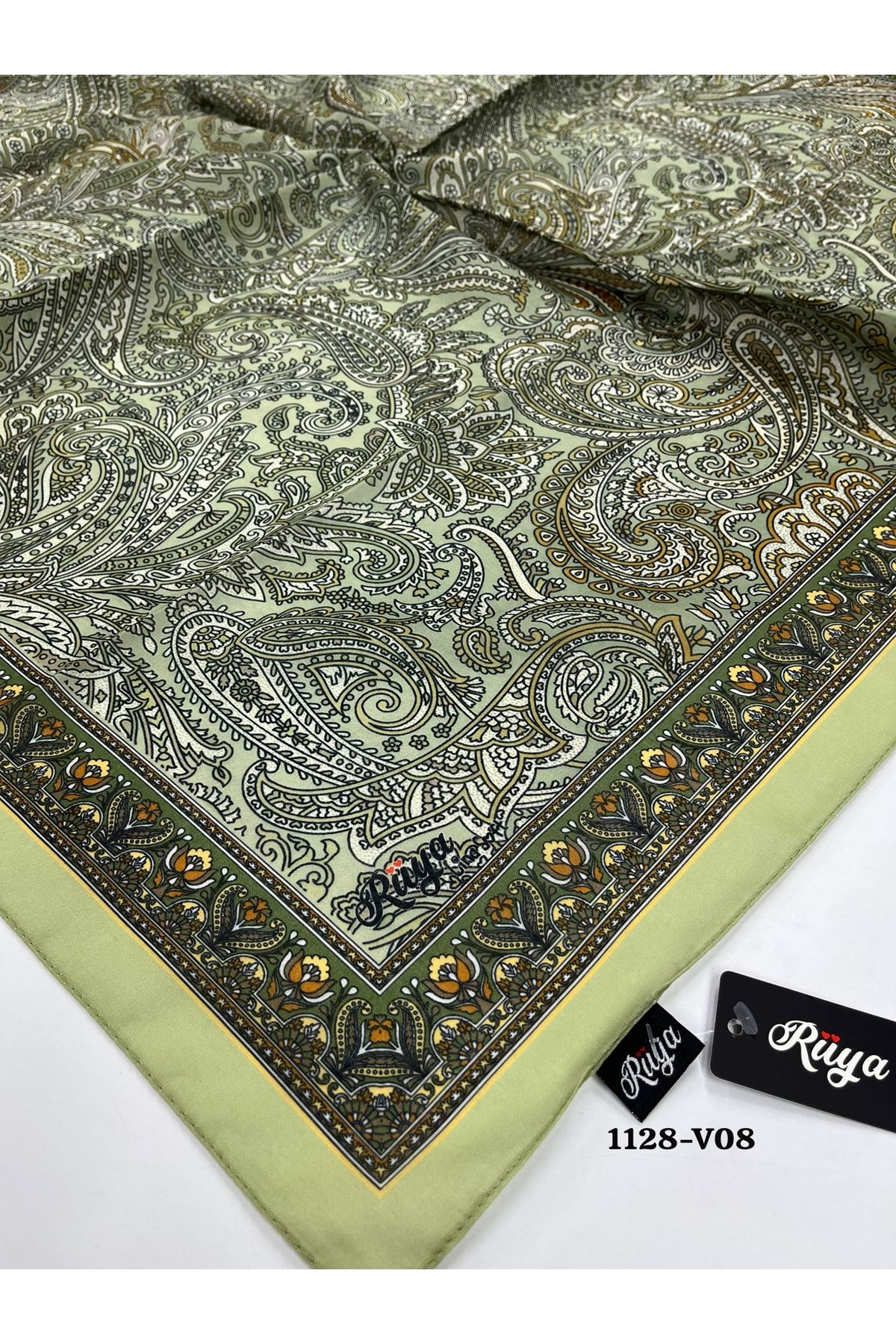 Rüya Lina Etnik Desen Soft Eşarp Kod: 1128 - V08