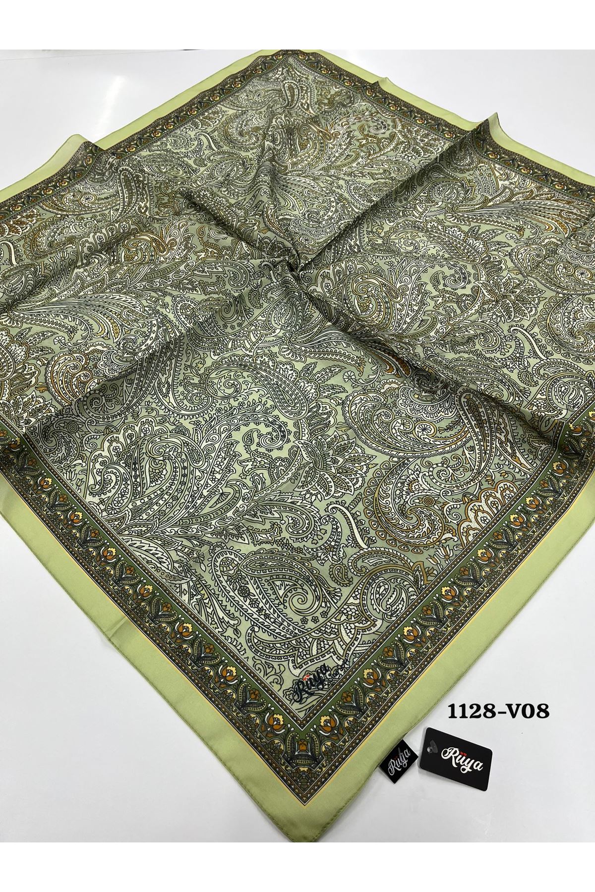 Rüya Lina Etnik Desen Soft Eşarp Kod: 1128 - V08