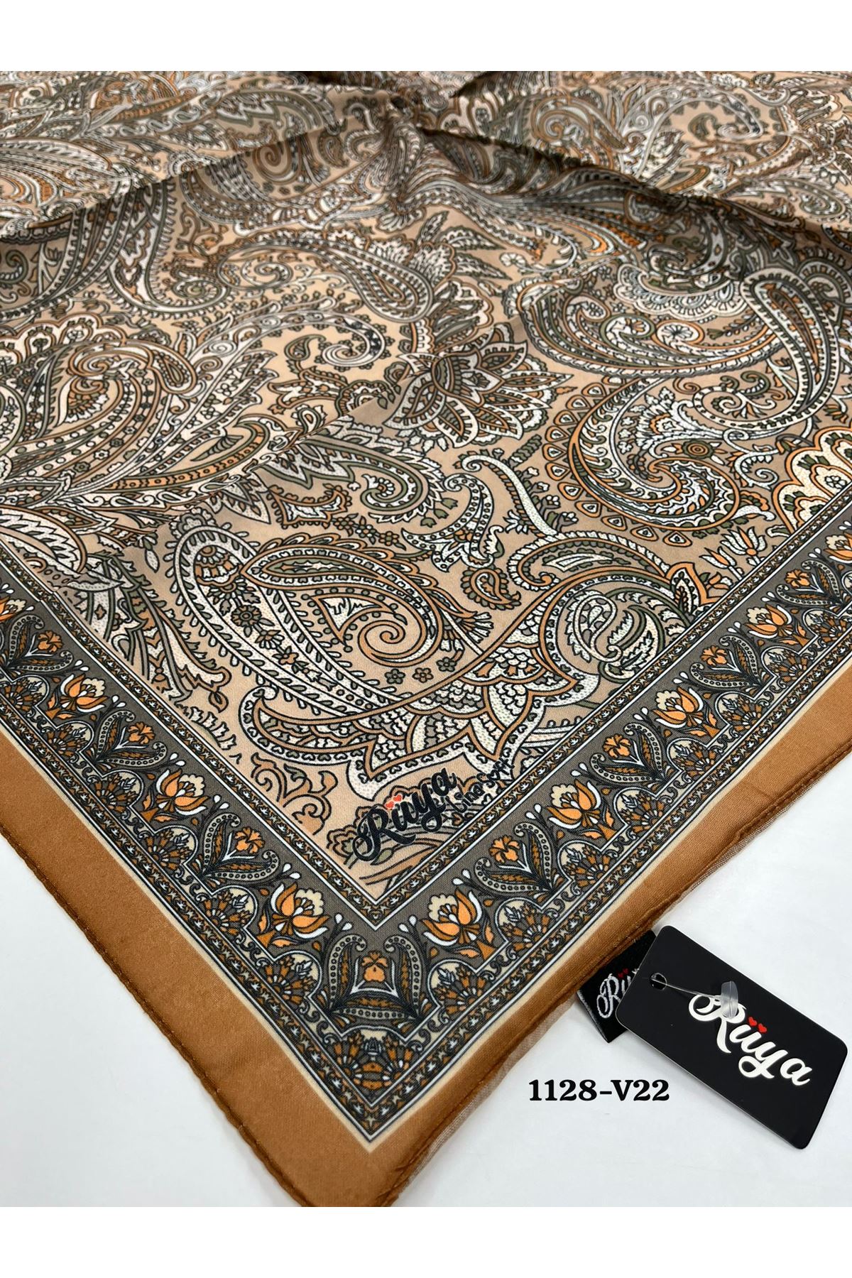 Rüya Lina Etnik Desen Soft Eşarp Kod: 1128 - V22