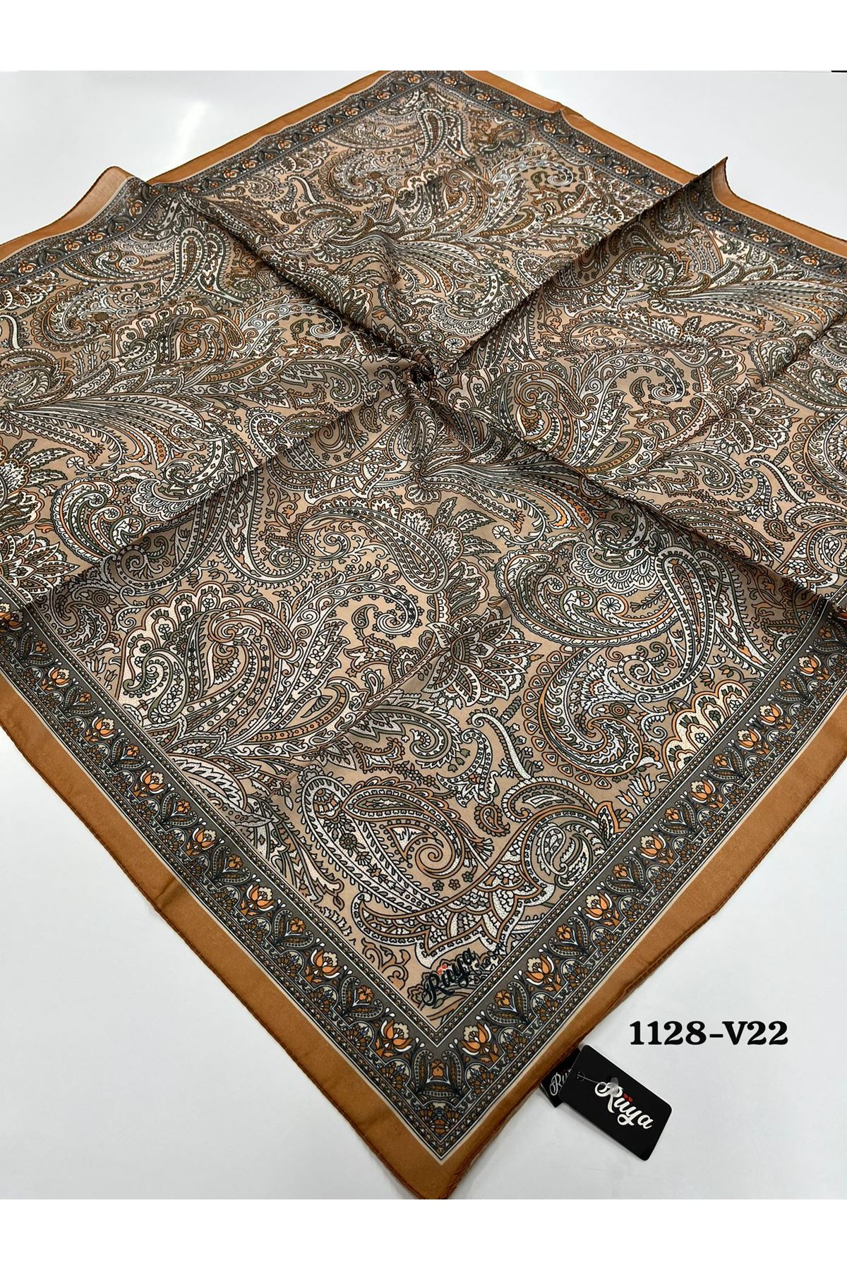 Rüya Lina Etnik Desen Soft Eşarp Kod: 1128 - V22