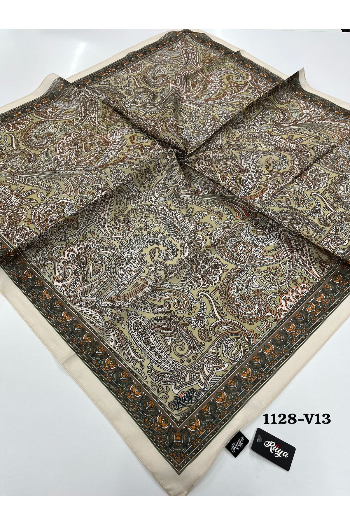 Rüya Lina Etnik Desen Soft Eşarp Kod: 1128 - V13