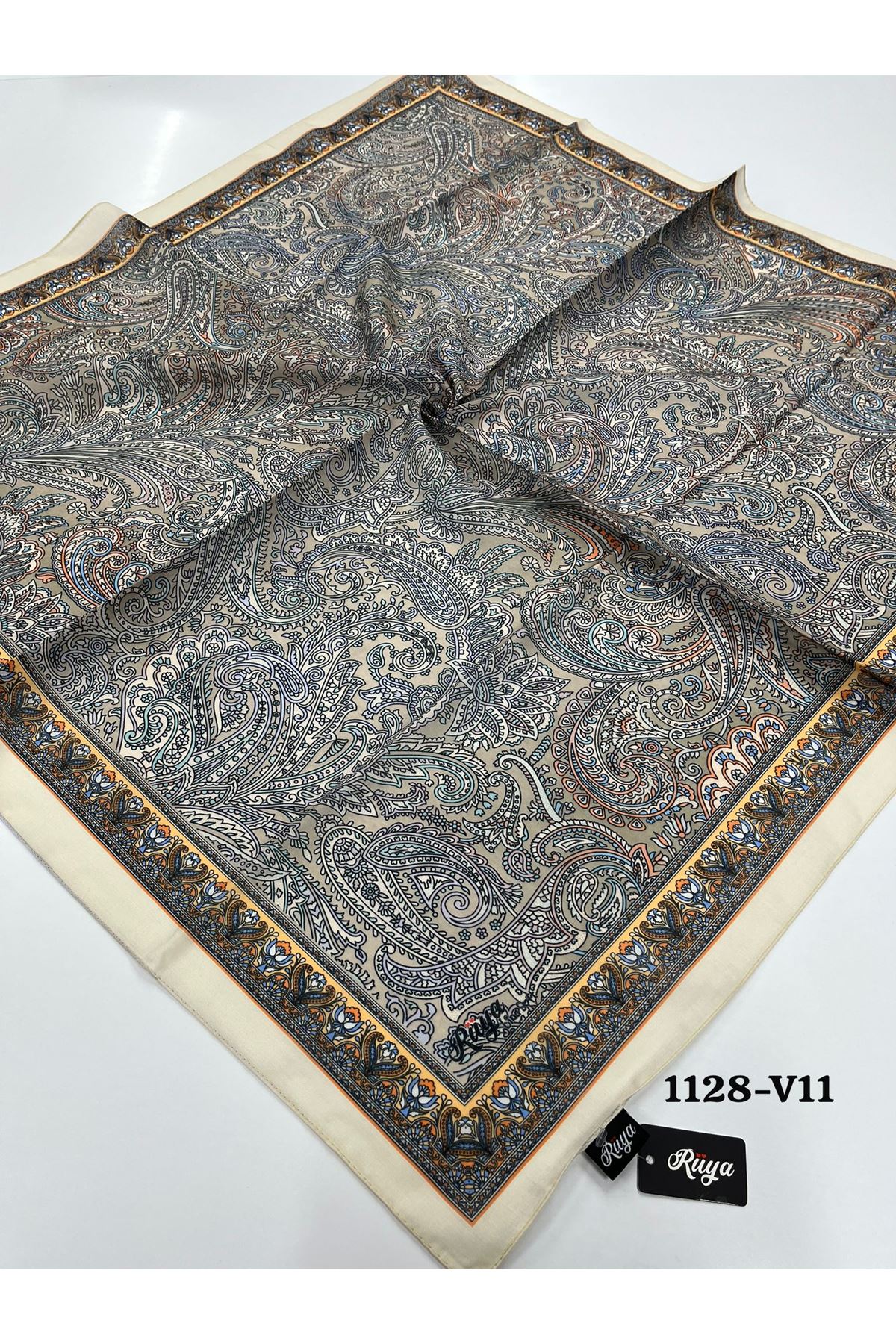 Rüya Lina Etnik Desen Soft Eşarp Kod: 1128 - V11