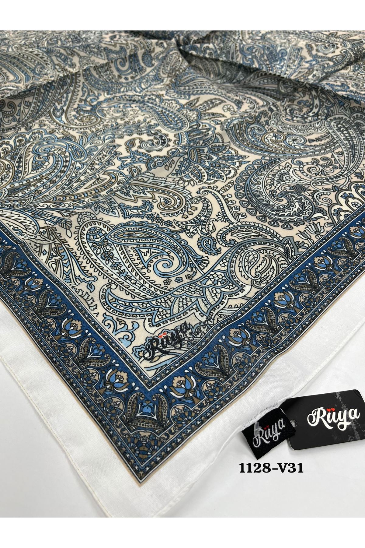 Rüya Lina Etnik Desen Soft Eşarp Kod: 1128 - V31