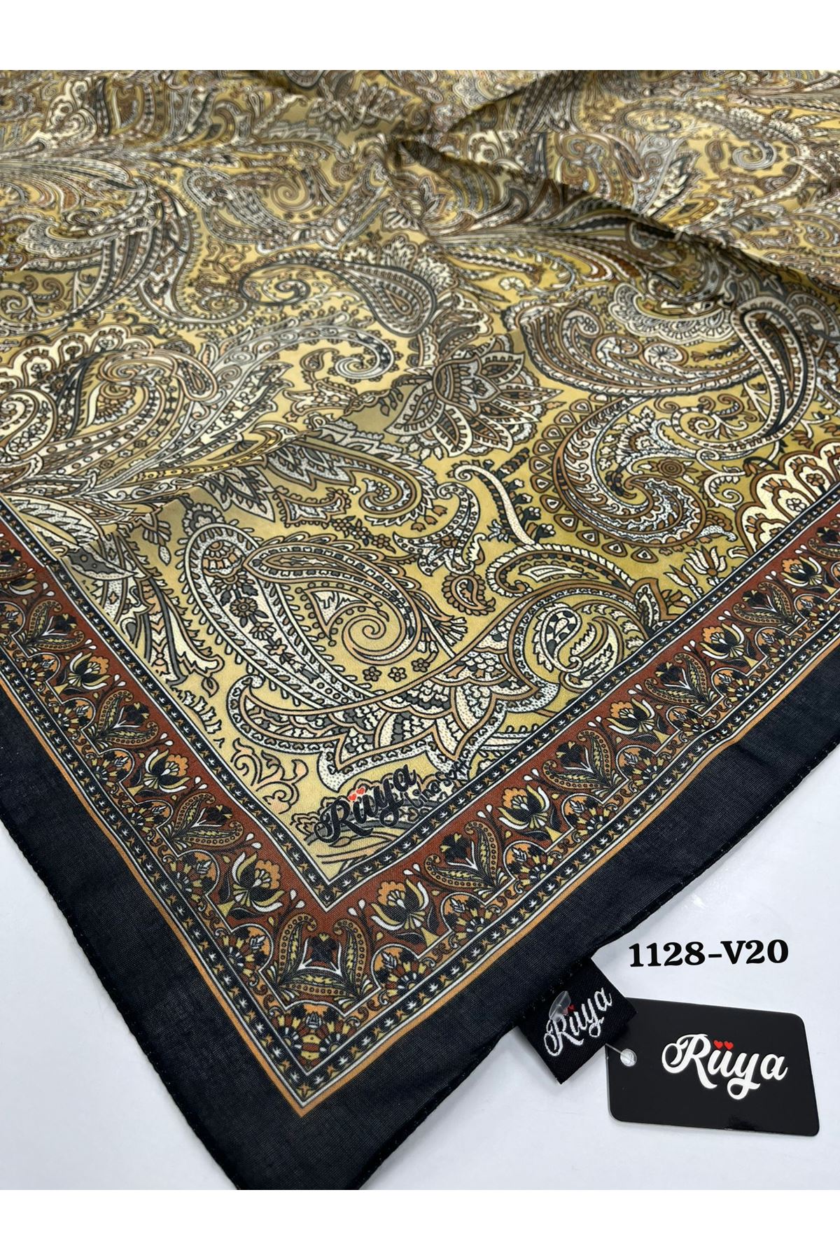 Rüya Lina Etnik Desen Soft Eşarp Kod: 1128 - V20