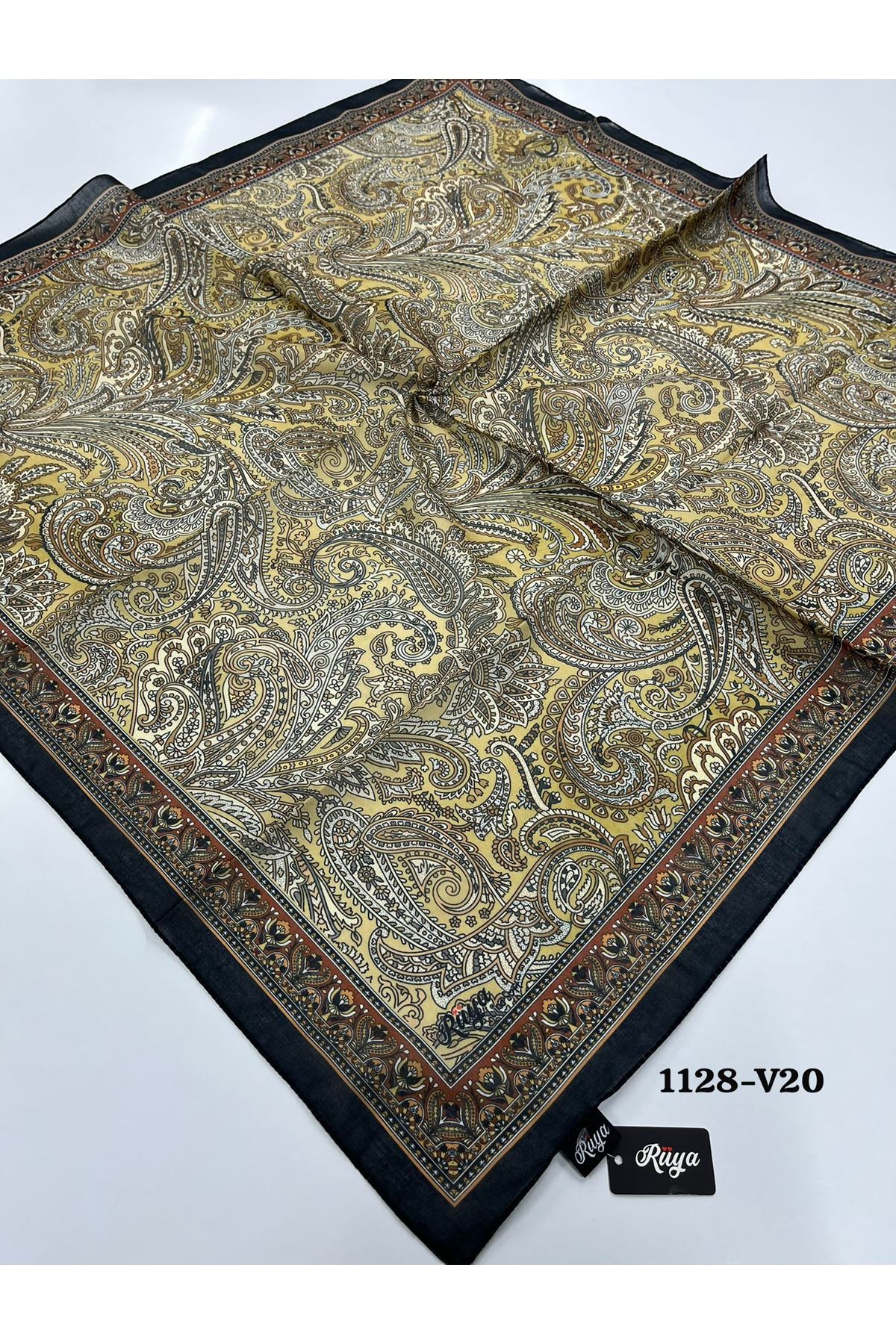 Rüya Lina Etnik Desen Soft Eşarp Kod: 1128 - V20