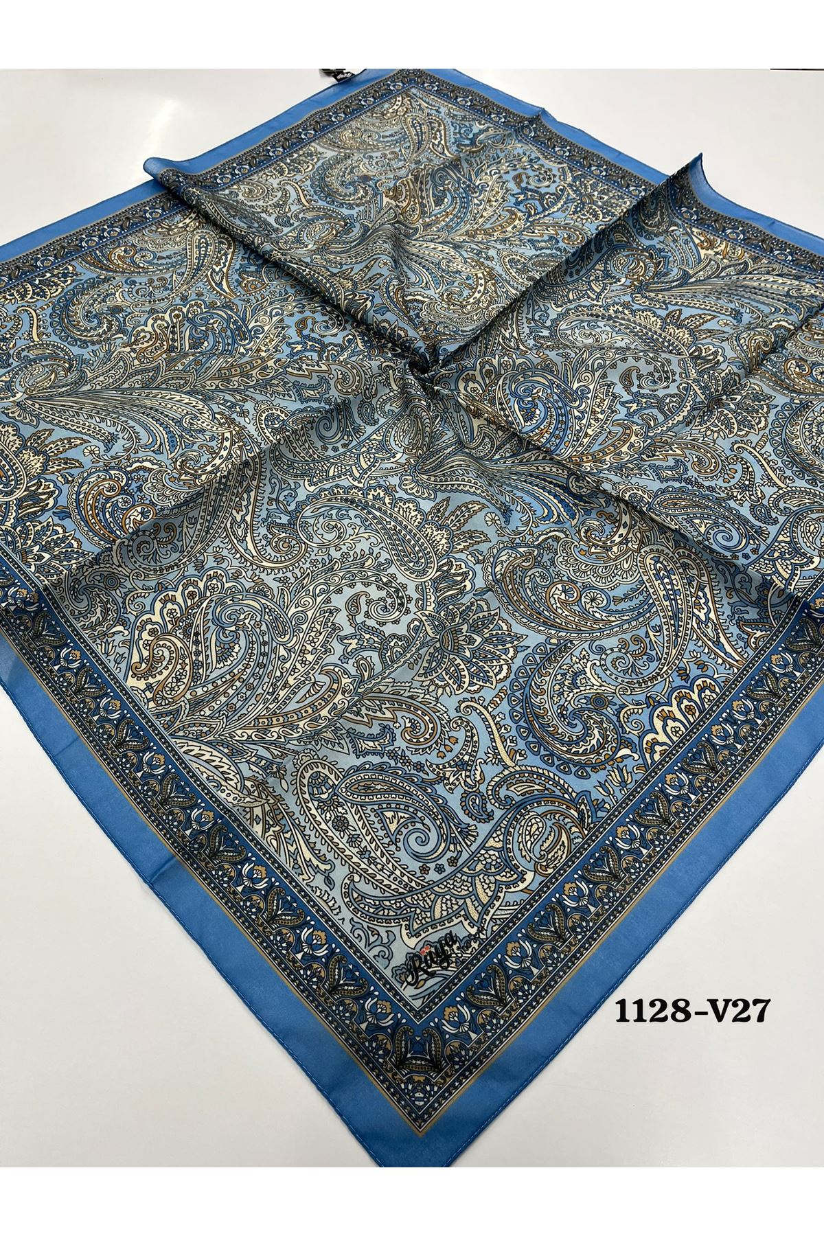 Rüya Lina Etnik Desen Soft Eşarp Kod: 1128 - V27