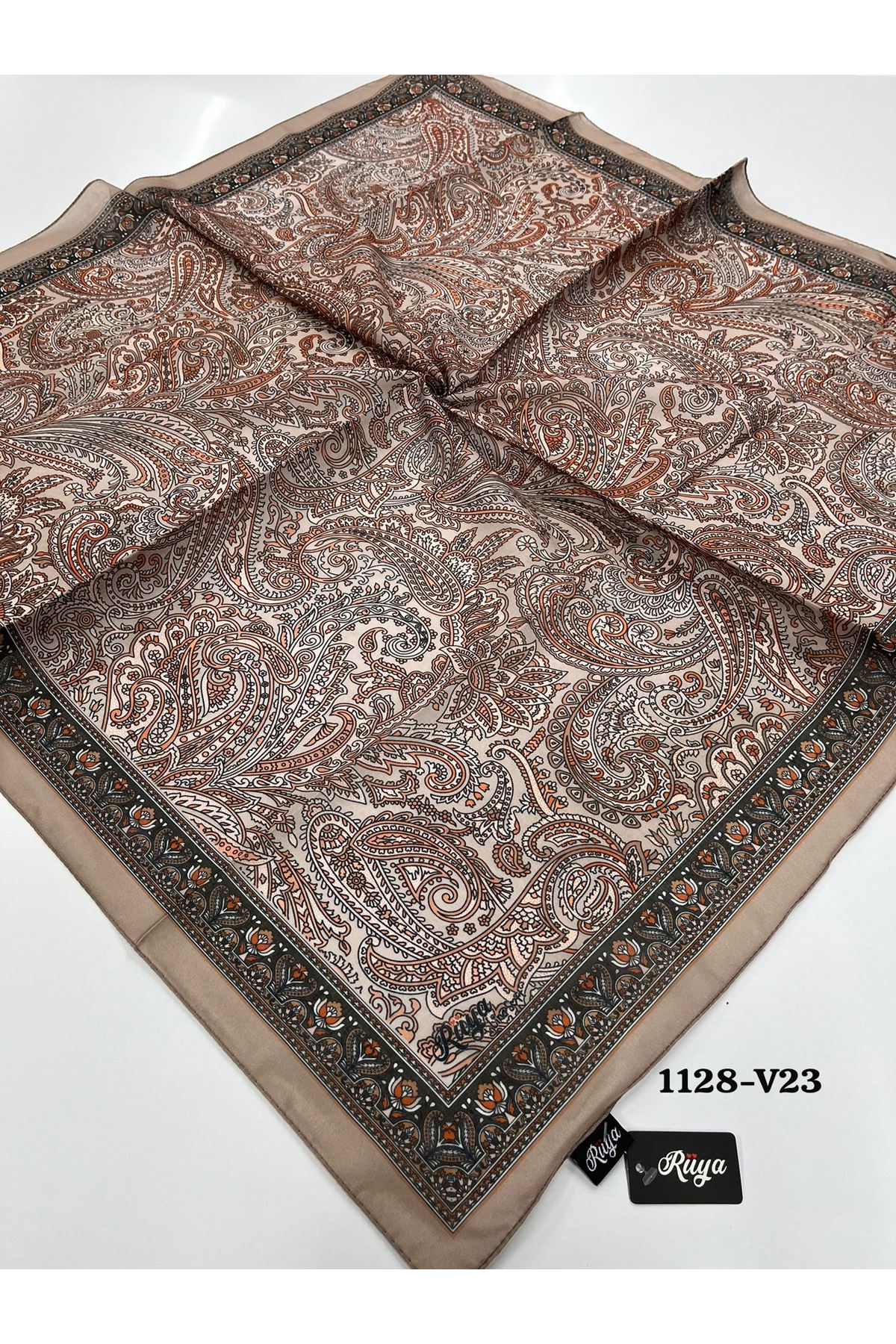 Rüya Lina Etnik Desen Soft Eşarp Kod: 1128 - V23