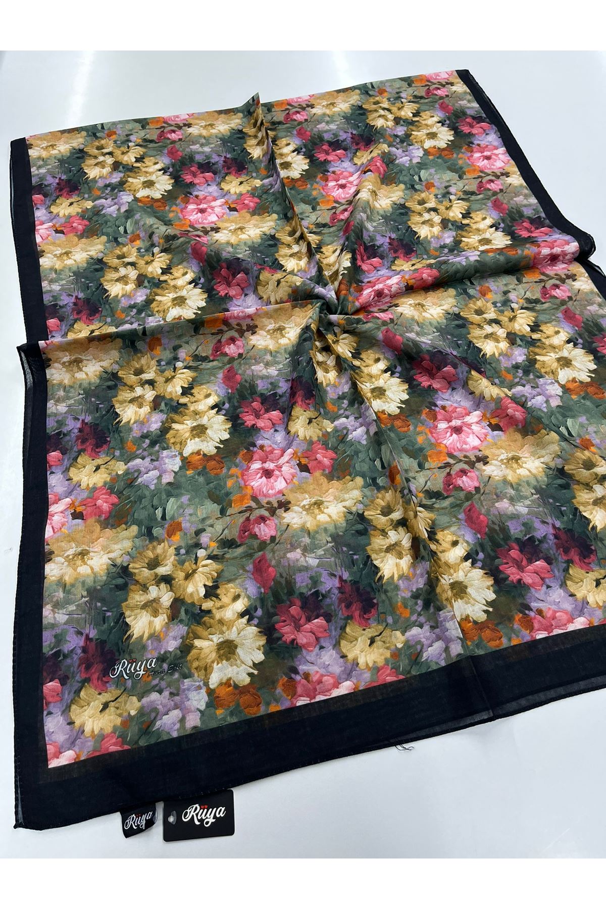  Çiçek Desen Rüya Aura Soft Şal 