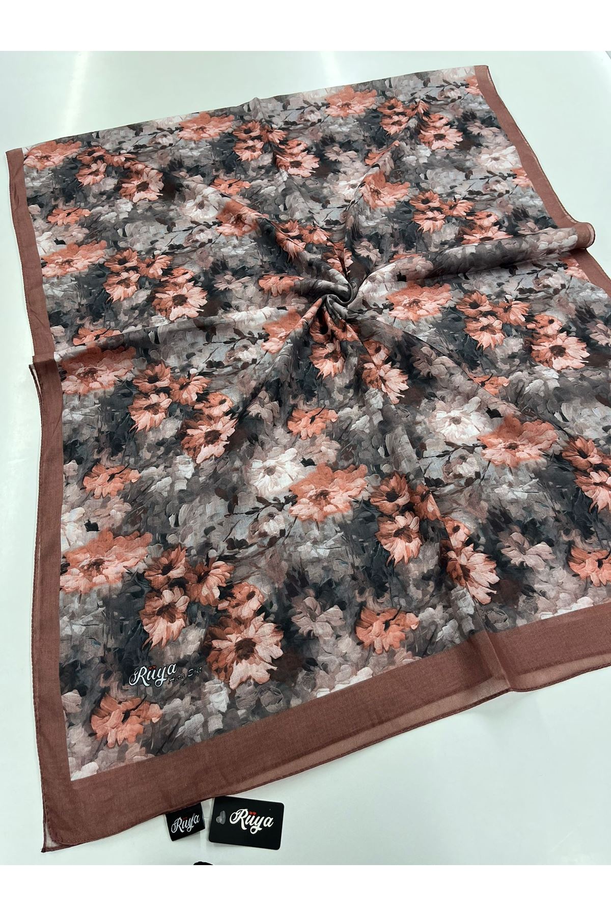  Çiçek Desen Rüya Aura Soft Şal 