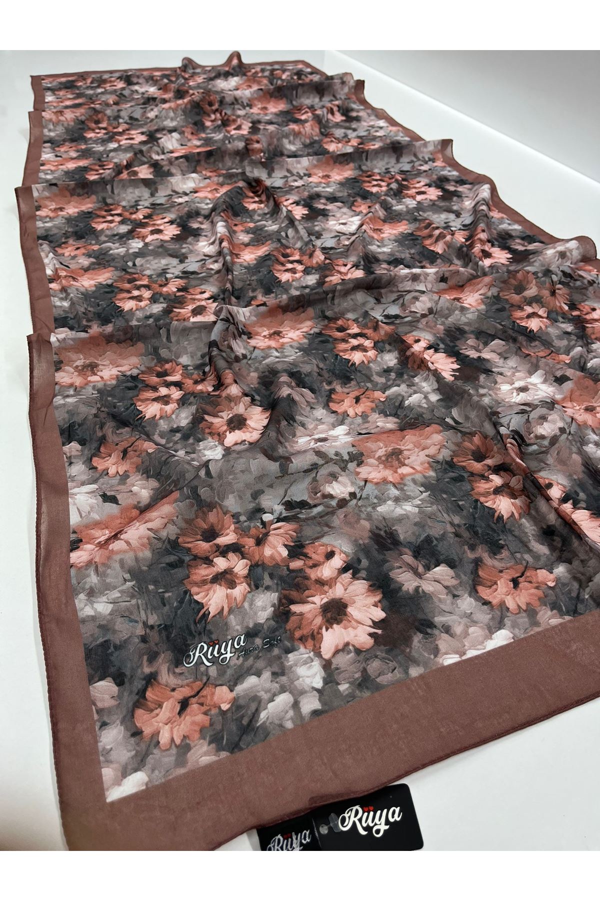  Çiçek Desen Rüya Aura Soft Şal 