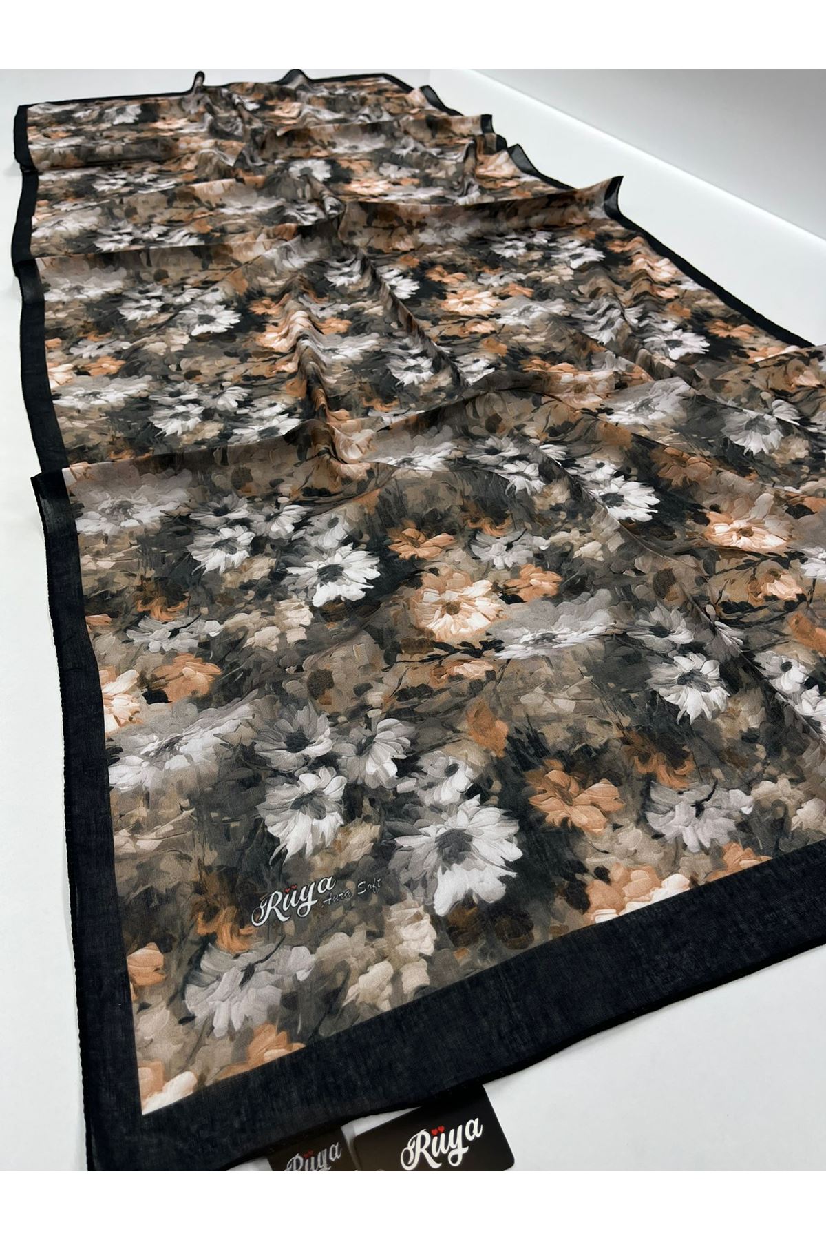  Çiçek Desen Rüya Aura Soft Şal  